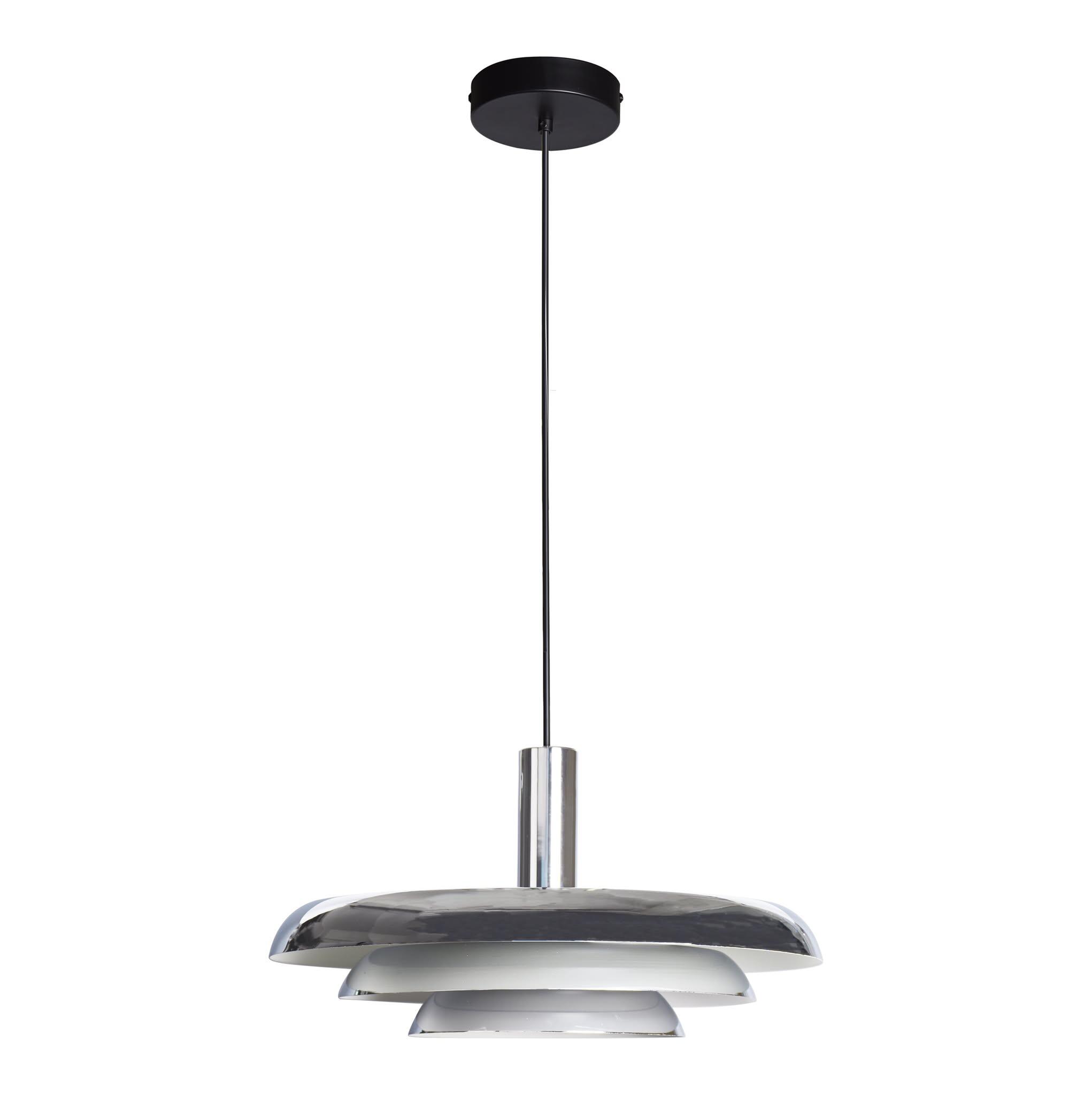 Suspension Prunella fer, chrome, Diam.41 cm INSPIRE, E27 | Leroy Merlin