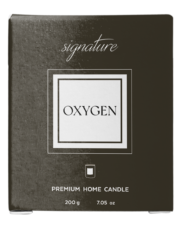 Vela aromática Oxygen  gris / plata, marrón 200 g - 5