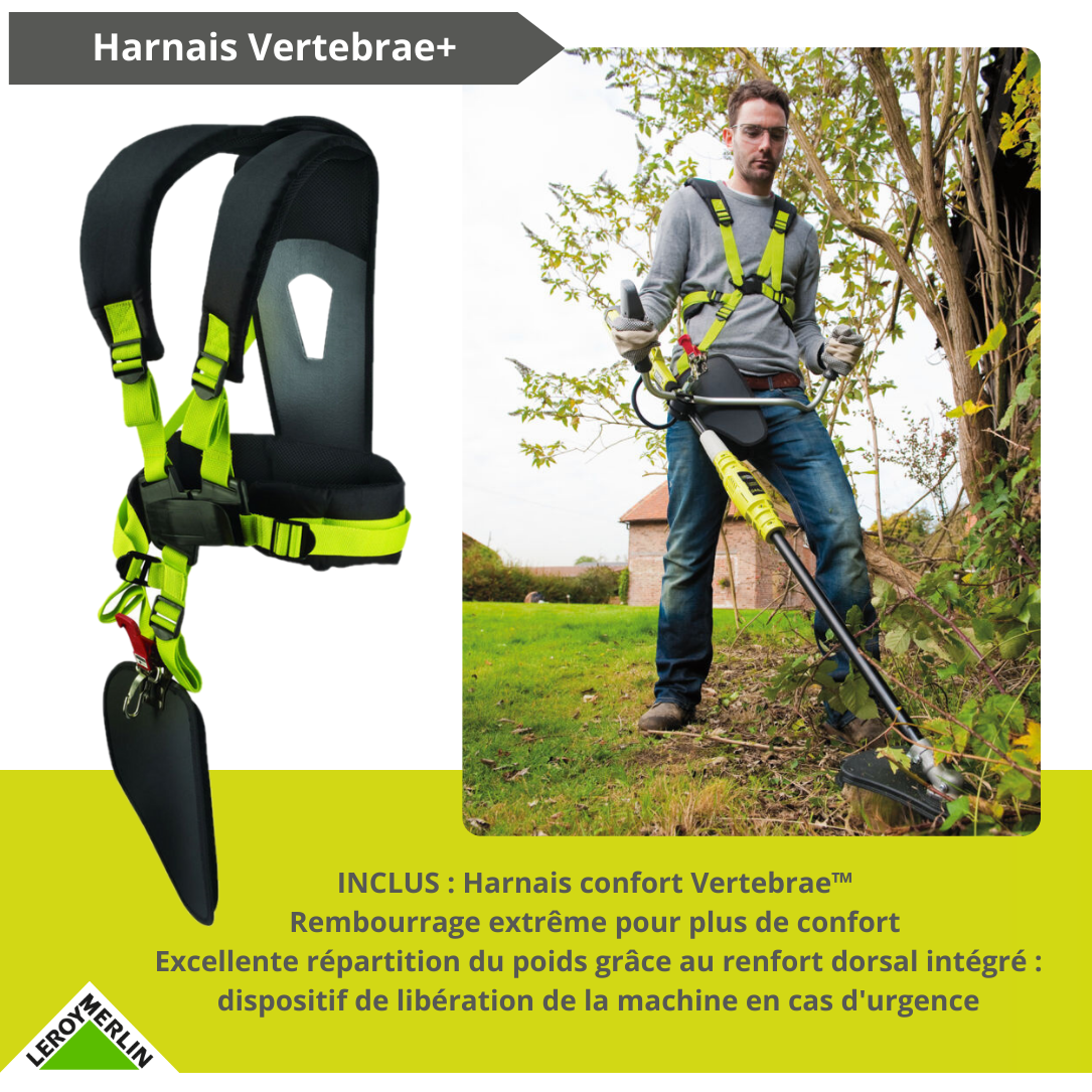 Débroussailleuse à batterie RYOBI, Rbc36x26bg2-140 36V, l.26cm - 5