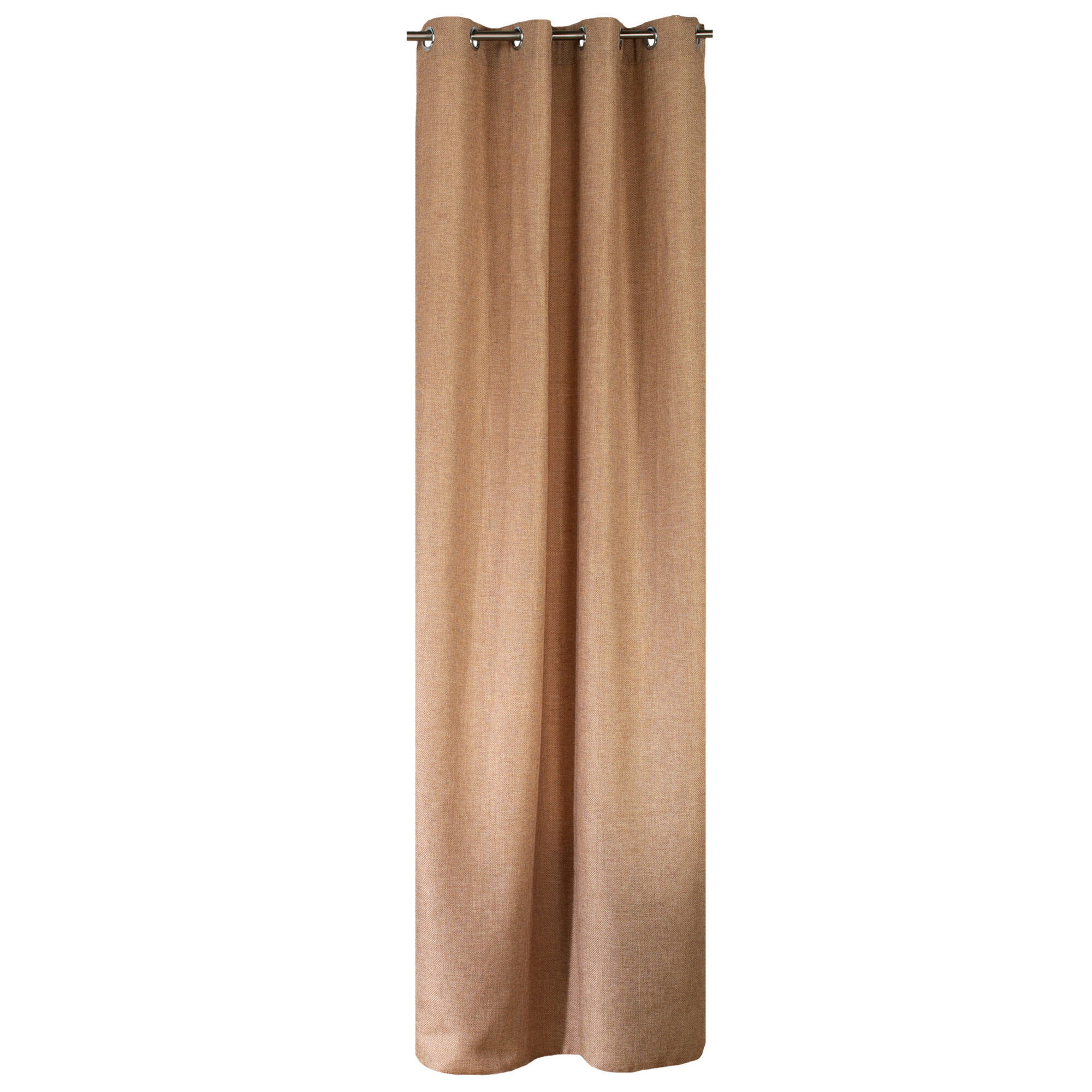 Cortina ollaos Cindy poliéster liso arena RIOMA de 140x270cm - 9