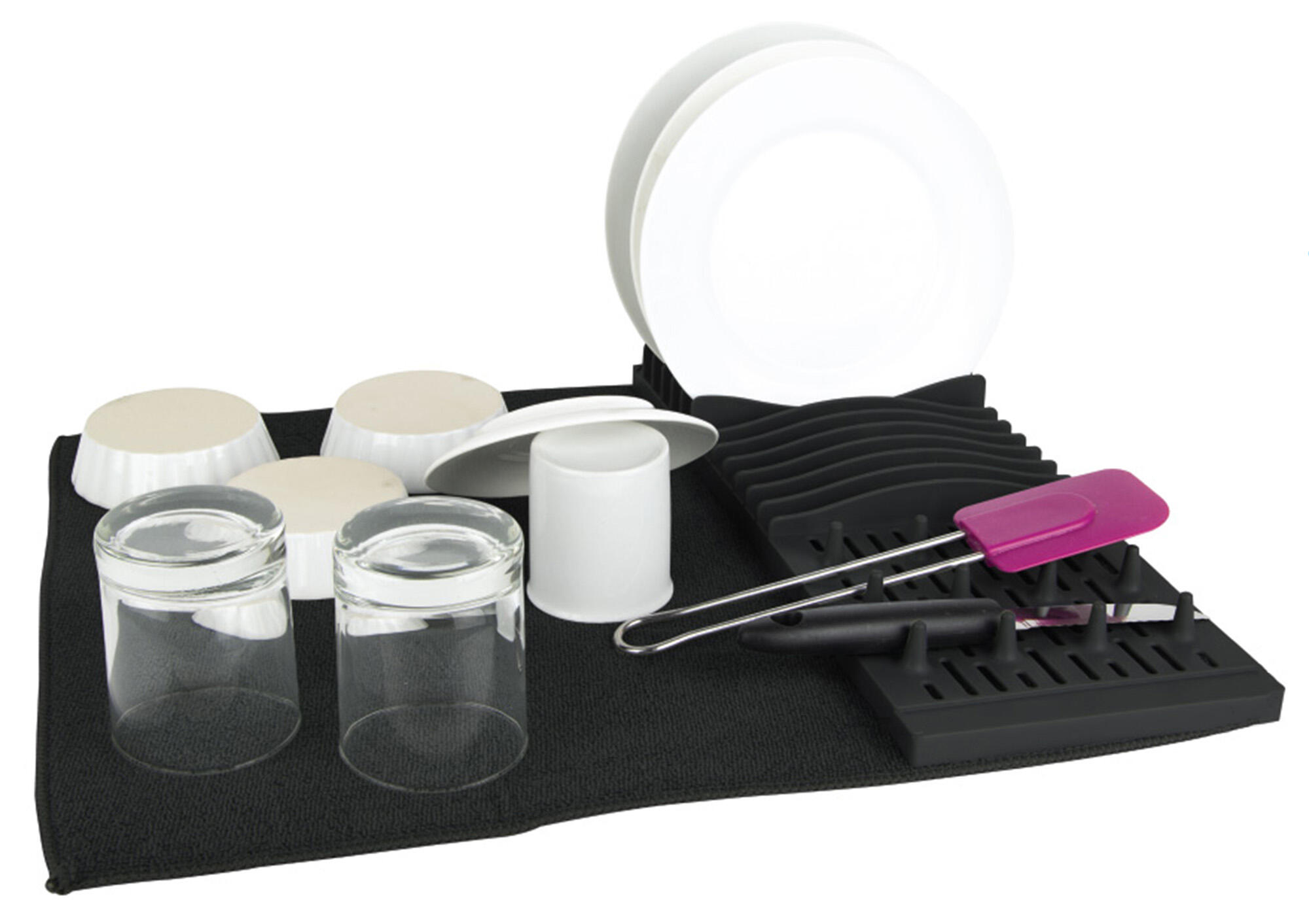 Pack de 2 escurreplatos plegable 59,5x45 cm