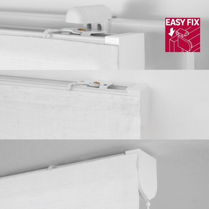 Persianas romanas sin taladrar