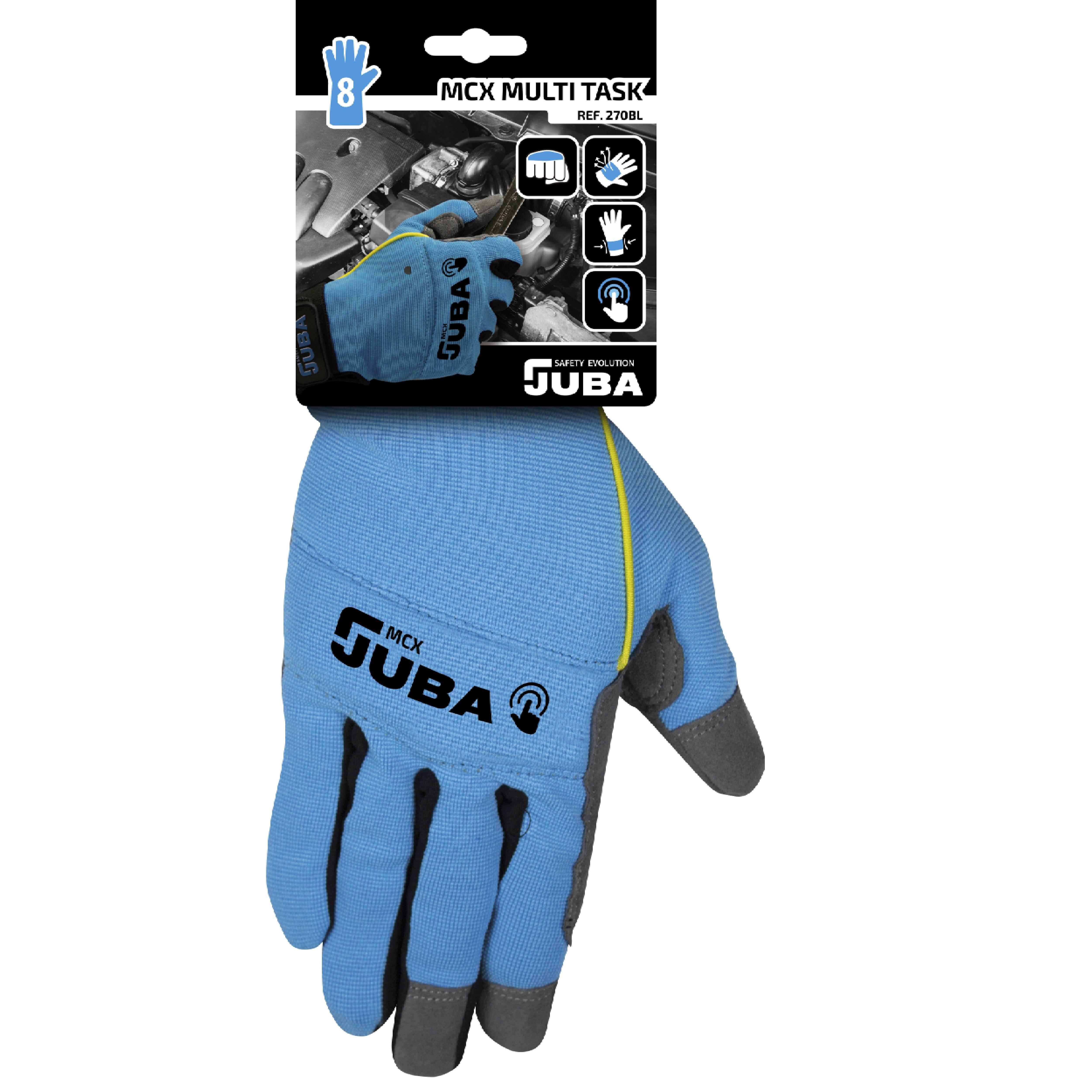 GUANTES DE CUERO SINTÉTICO JUBA H270BL MCX DRIVER T9 - 2