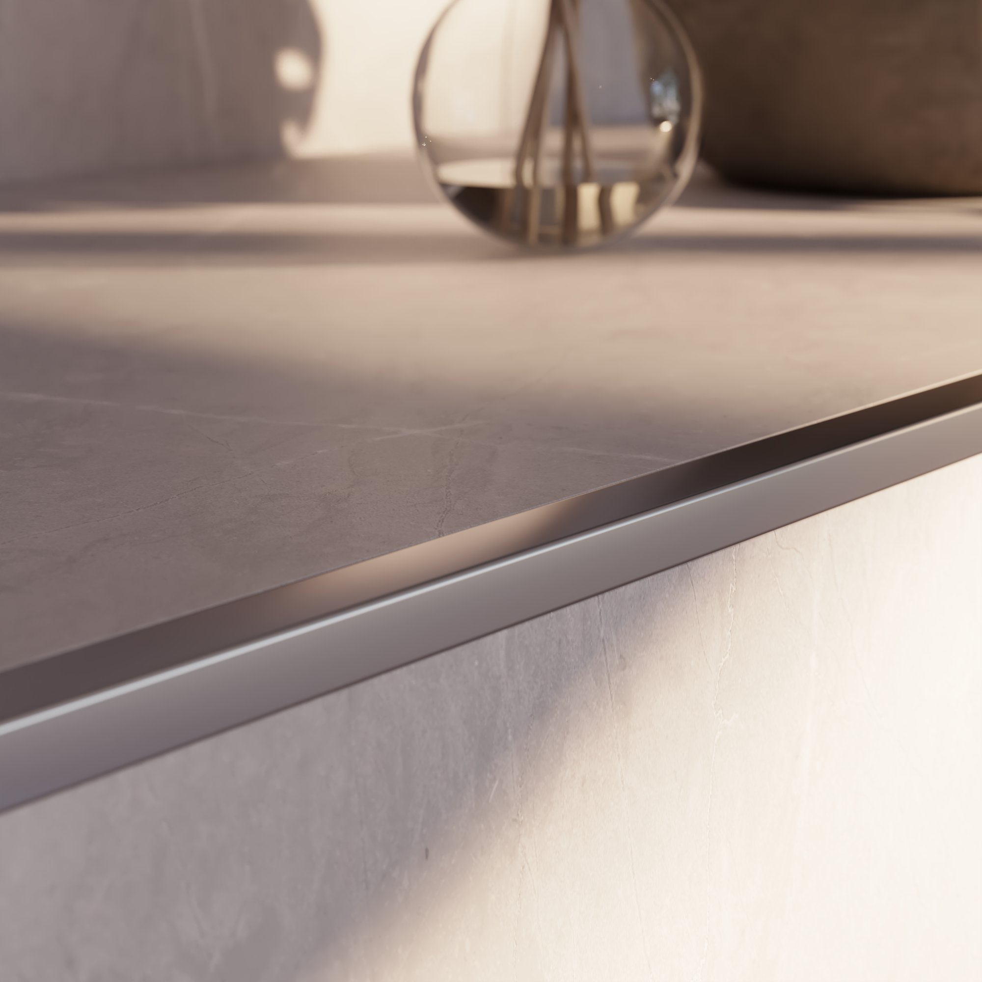 Perfil quadrado EXTERIOR INOX BRANCO 10MMX2.5M - 4