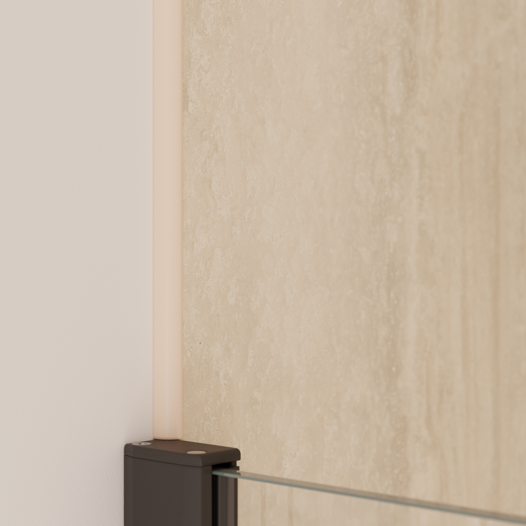 Perfil angular redondo EXTERIOR PVC 10MMX2.5M BEGE - 4