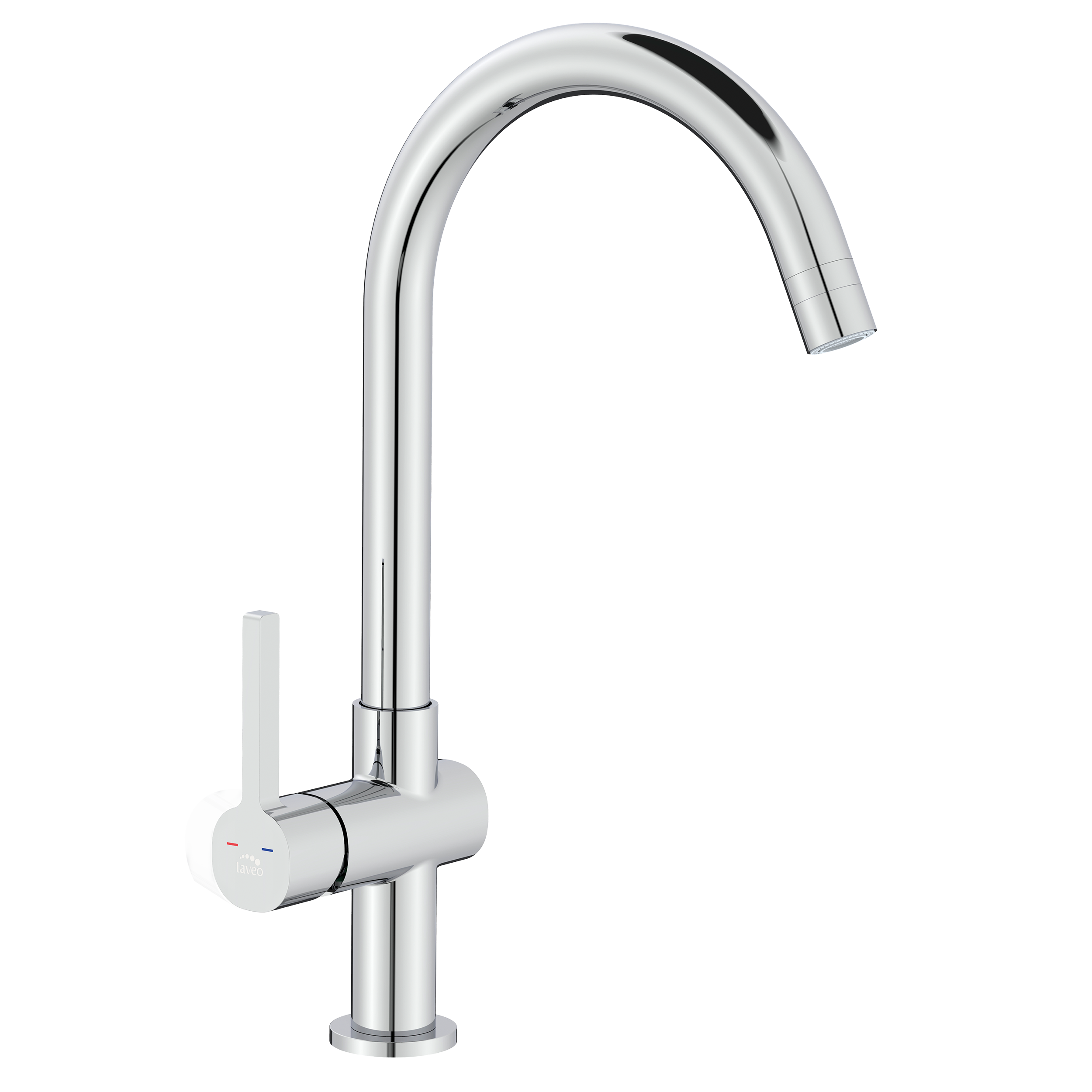 Bateria kuchenna Leira chrom z wylewką U Laveo