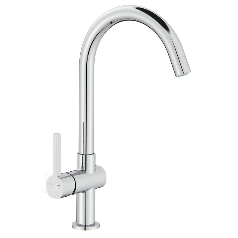 Bateria kuchenna Leira chrom z wylewką U Laveo