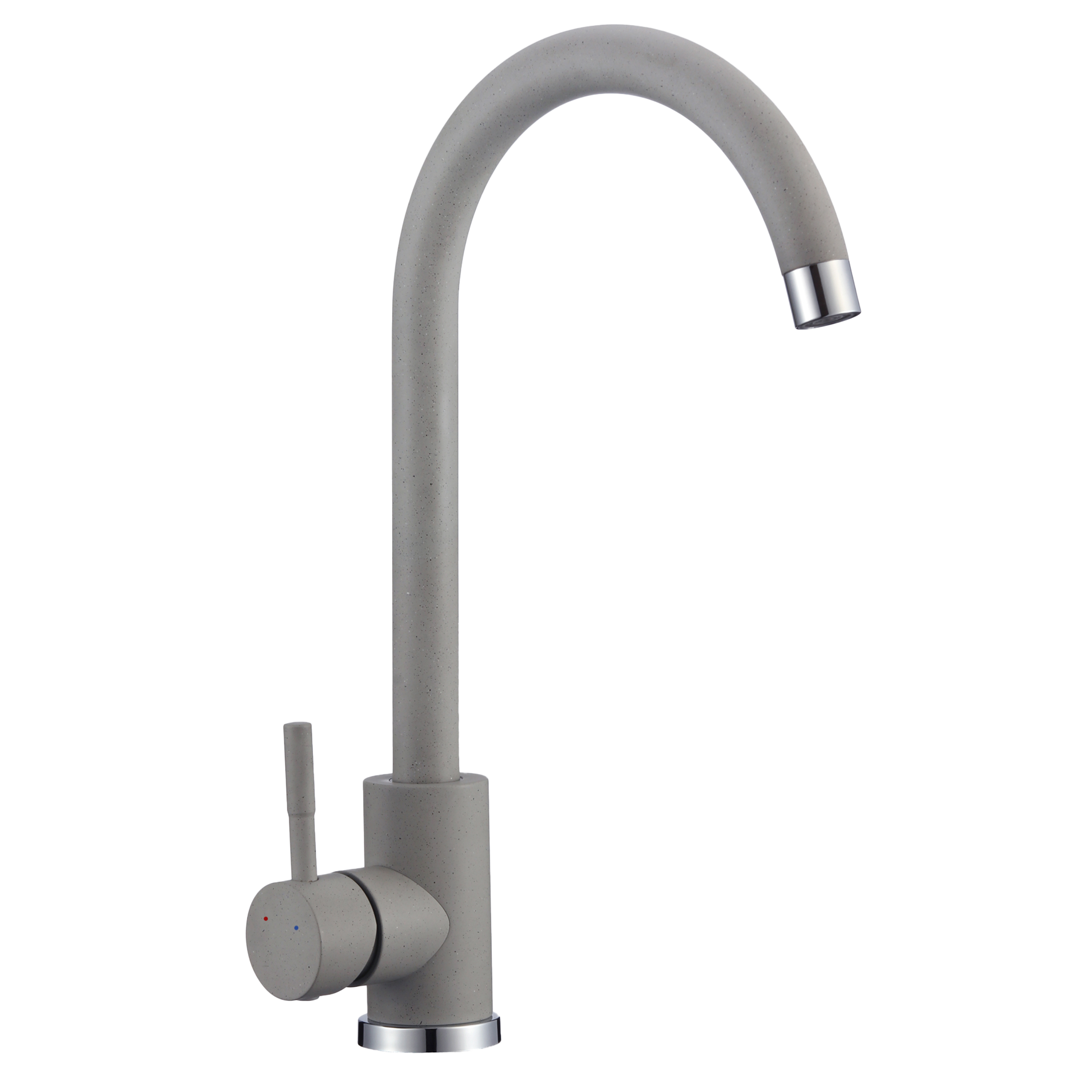 Bateria kuchenna Boco szary granit z wylewką U PVD Kuchinox