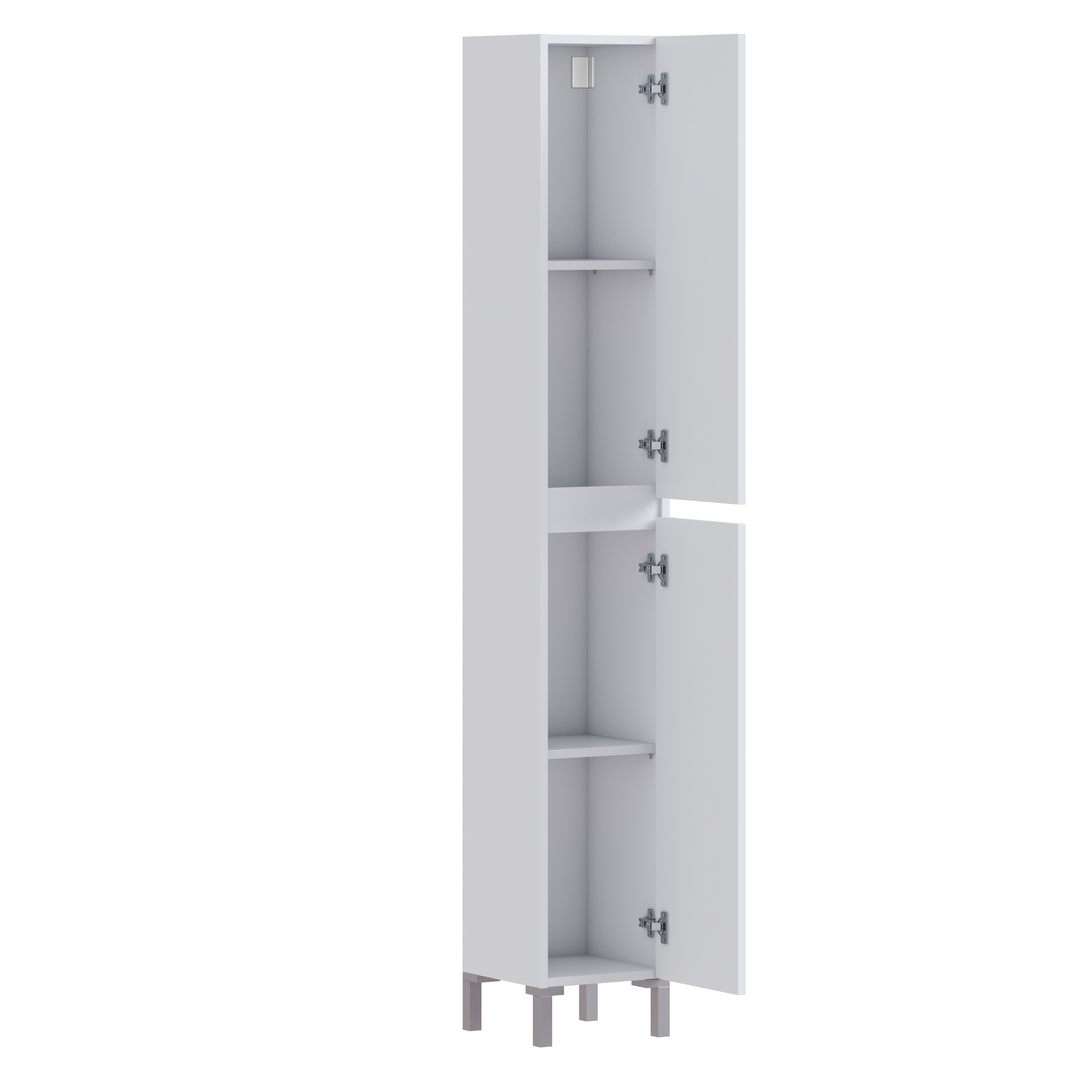 Colonna per mobile bagno Essential SENSEA 2 ante P 28.6 x L 27.3 x H 180 cm bianco truciolare - 4