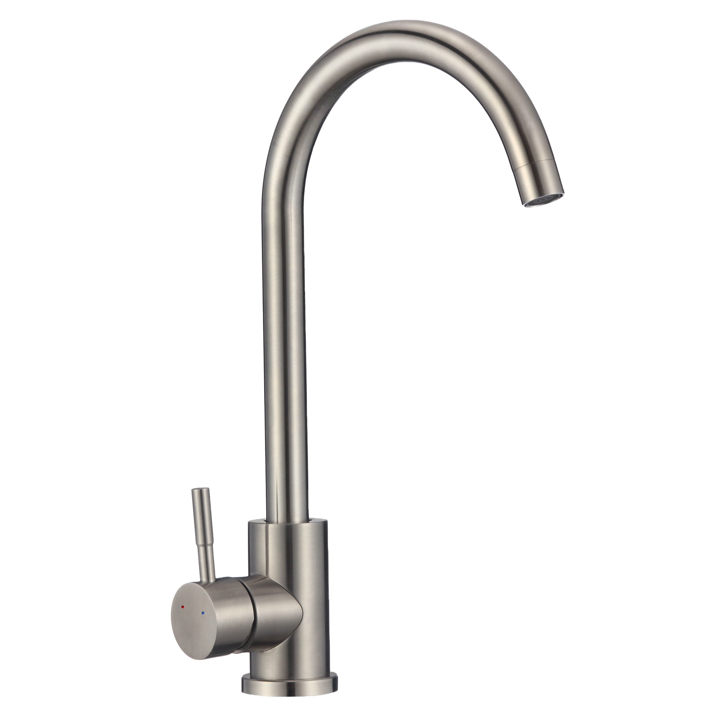 Bateria kuchenna Boco stal szczotkowana z wylewką U Kuchinox