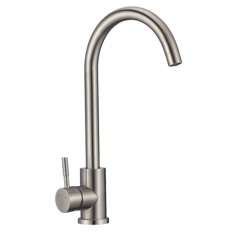 Bateria kuchenna Boco stal szczotkowana z wylewką U Kuchinox