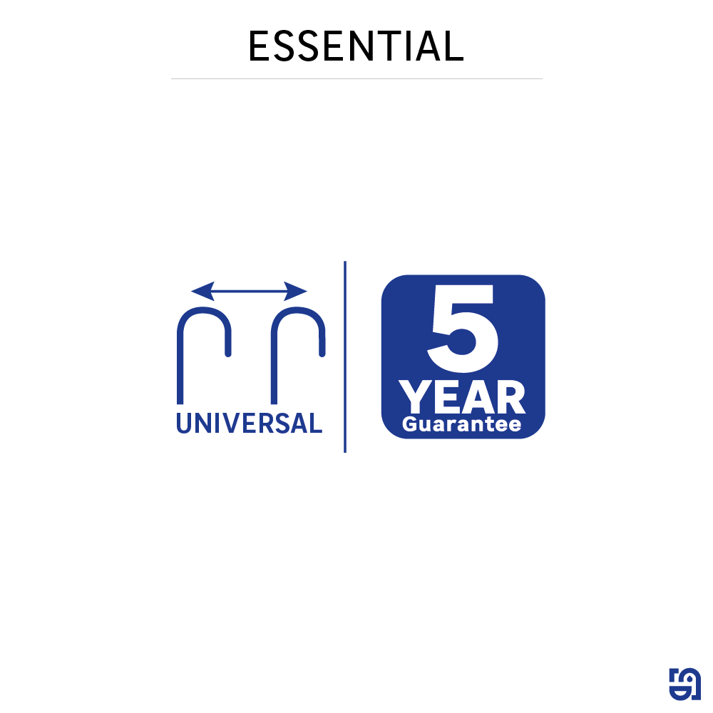 Cesto de duche para torneira cromado Essential Sensea - 7