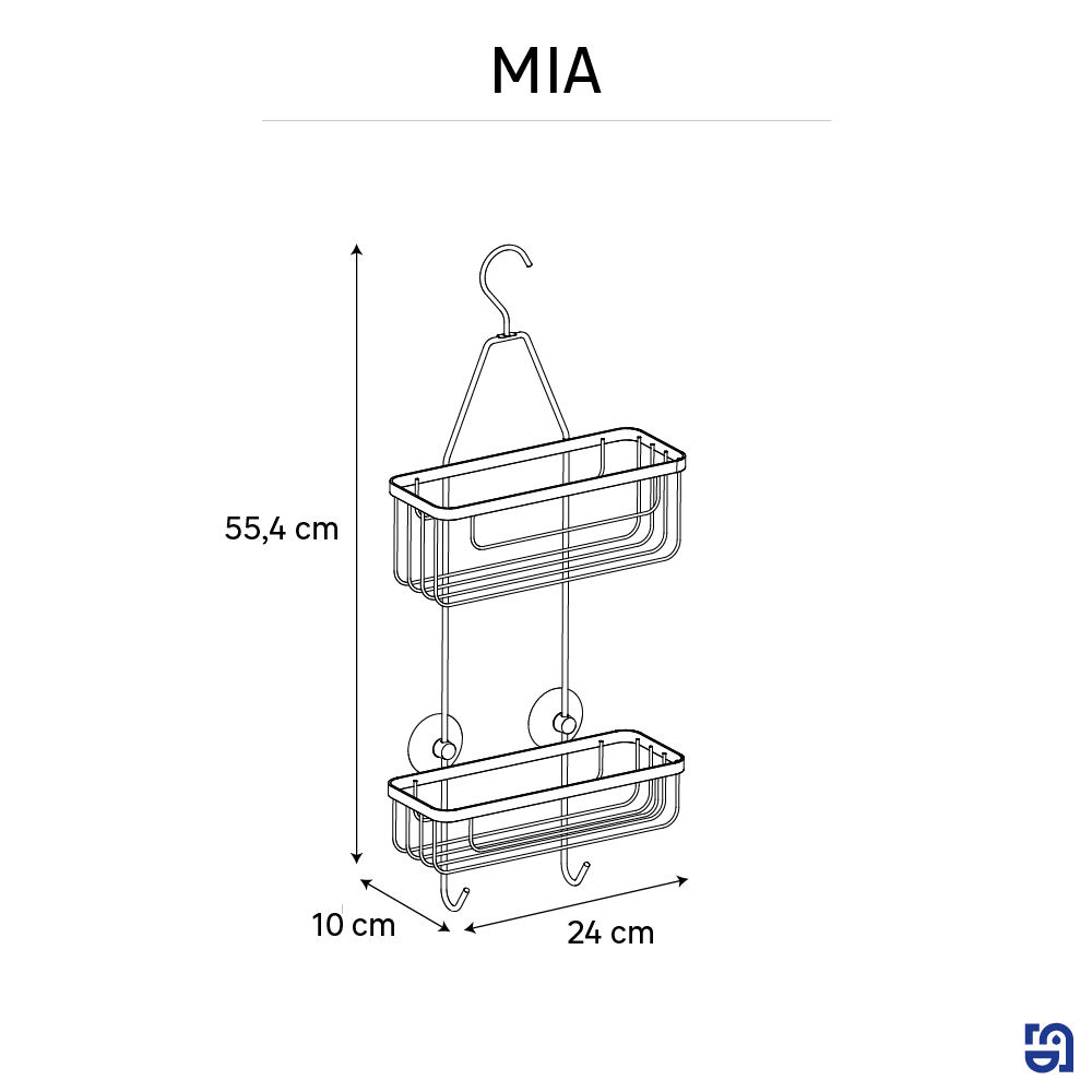 Cesto de duche SENSEA ESSENTIAL - 7