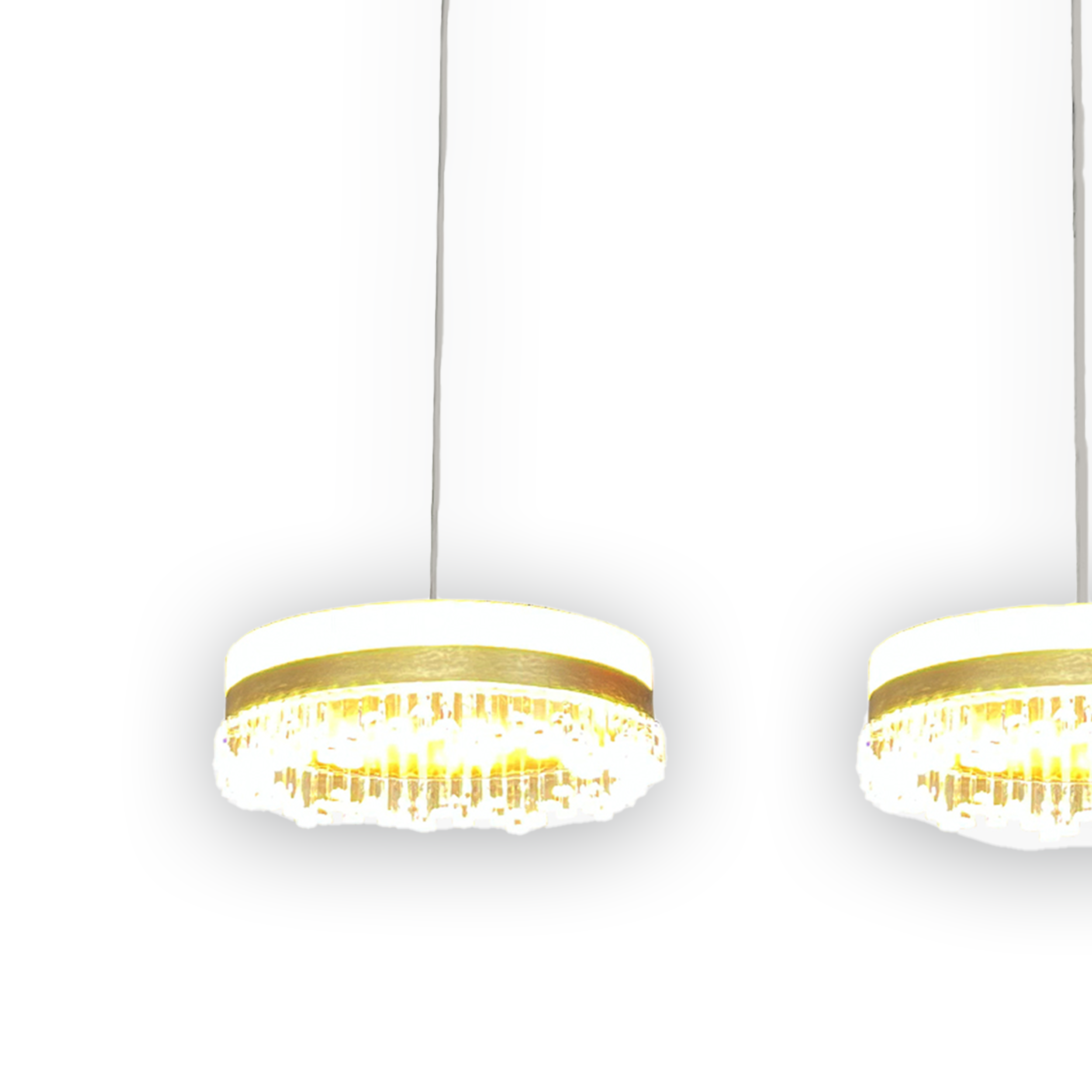 Lampa wisząca Preciosa złota 60 W LED Eko Light - 8