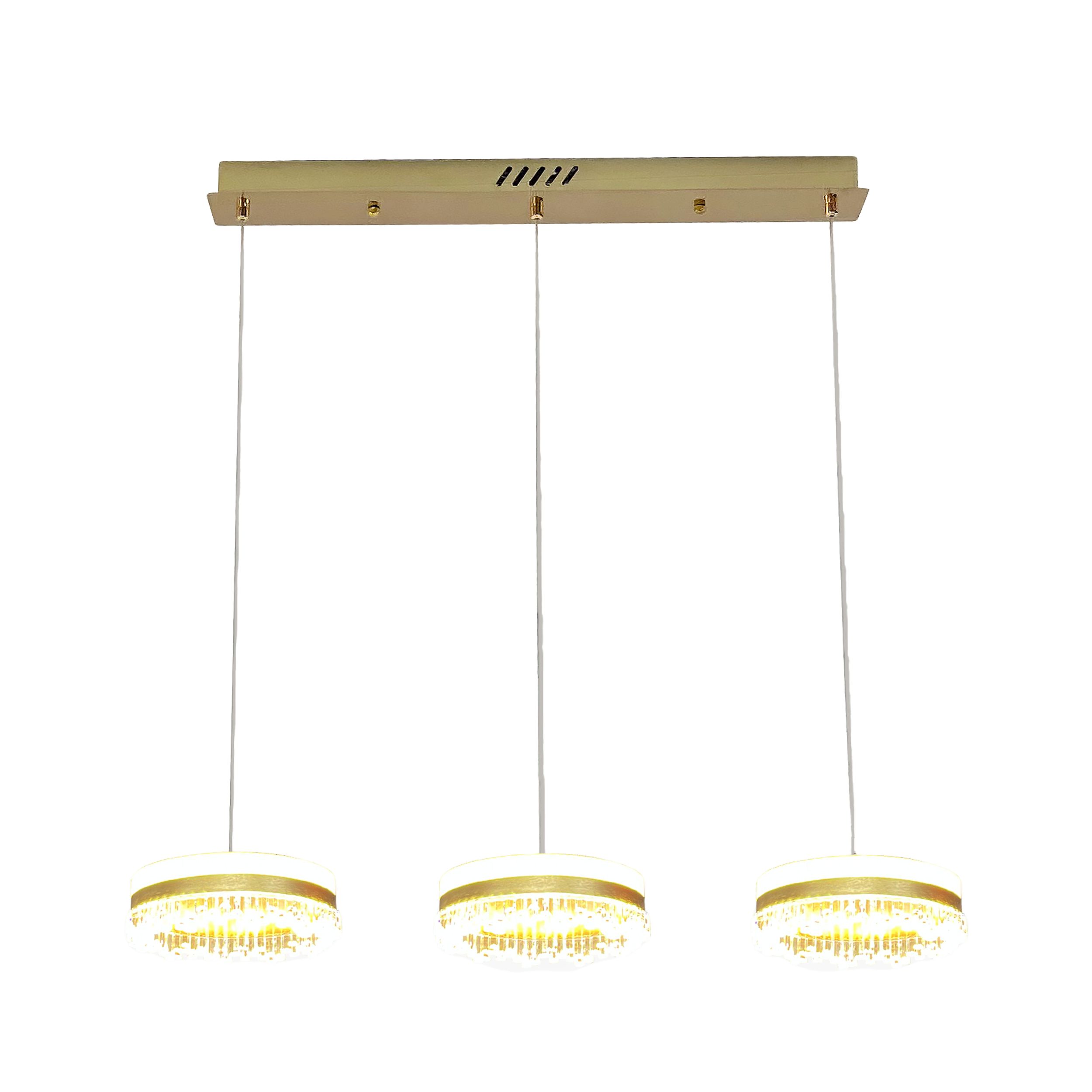 Lampa wisząca Preciosa złota 60 W LED Eko Light - 7