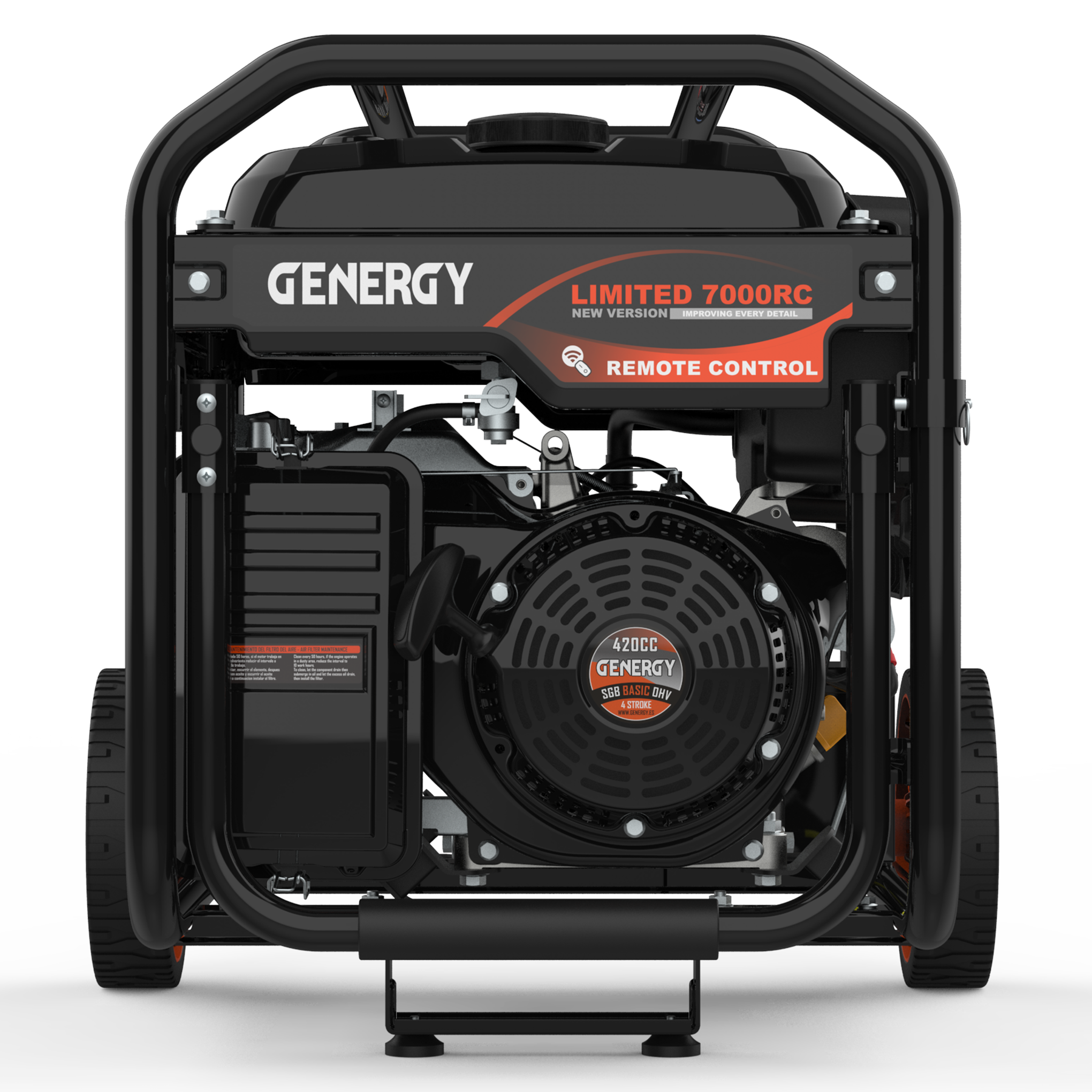 Gerador a gasolina 7000 W AVR Genergy Limited 7000RC - 4