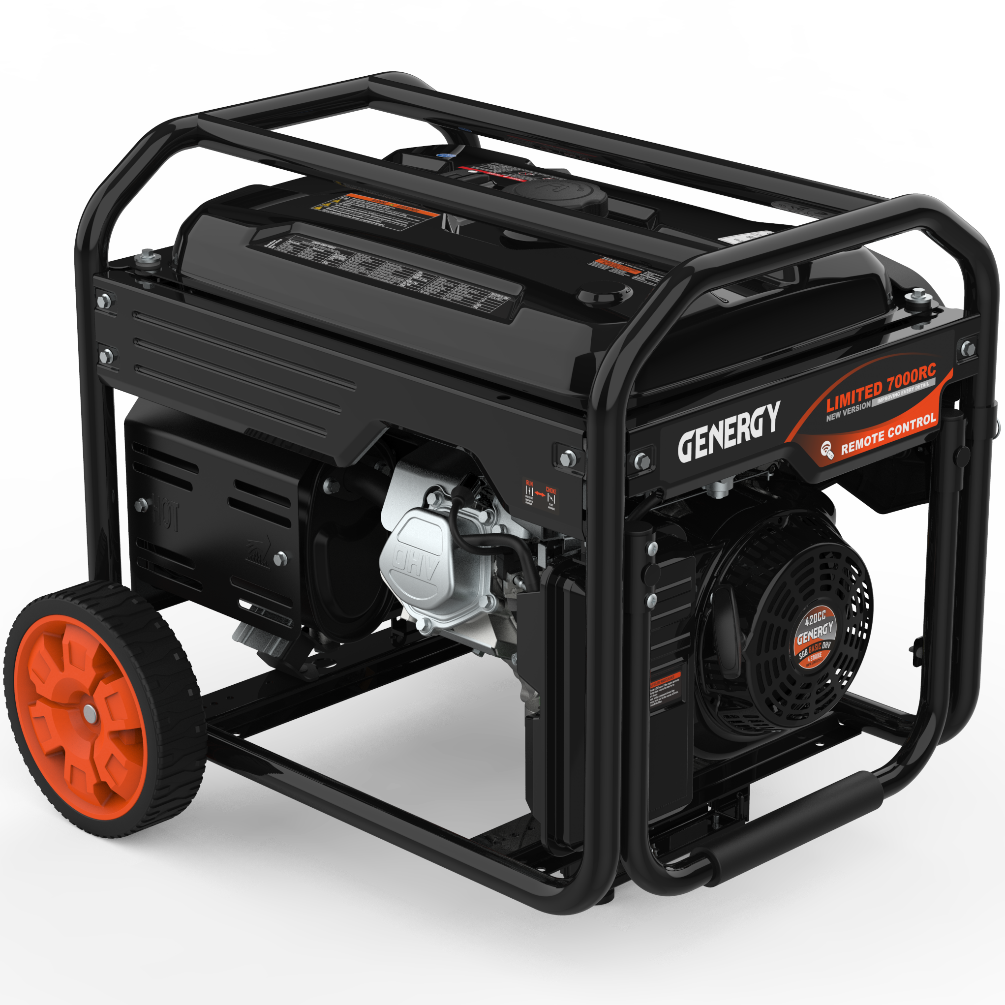 Gerador a gasolina 7000 W AVR Genergy Limited 7000RC - 8