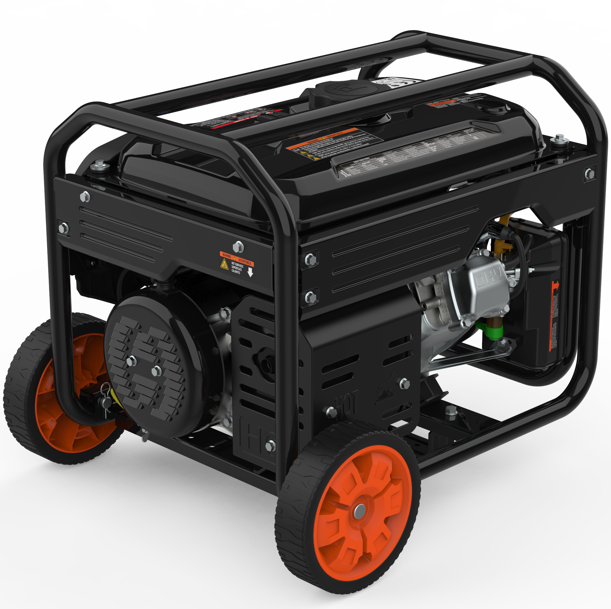 Generador GENERGY LIMITED 5000 RC – 4500W de salida máxima a 230V – Salida estabilizada AVR – Arranque eléctrico y remoto - Obras, Emergencias y Vivienda Aislada - 8