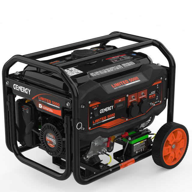 Gerador a gasolina 4500 W AVR Genergy Limited 5000