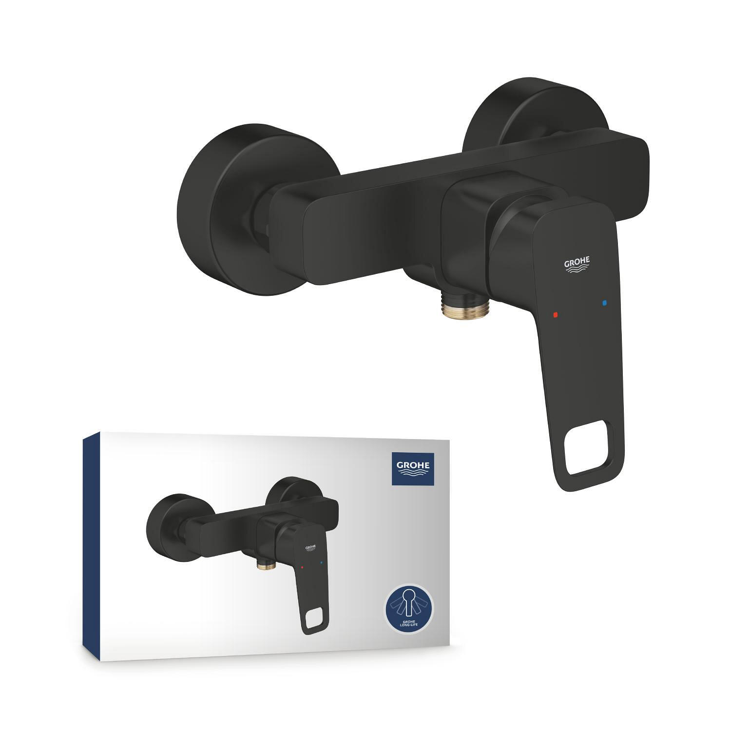 Mitigeur de douche mécanique noir, Clova Pulse, GROHE - 6