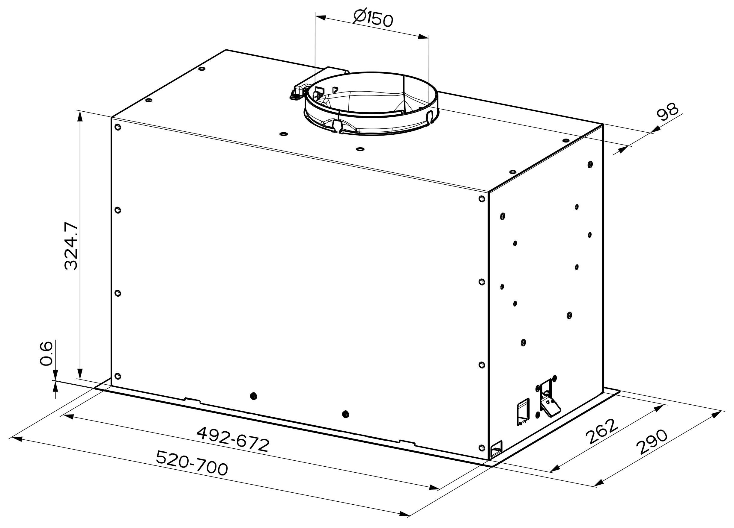 Grupo filtrante MEPAMSA IRUN 70 con 3 velocidades 70 cm 670 m/h inox clase C - 2