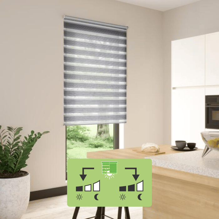 Estor enrollable día-noche Bolero-ink