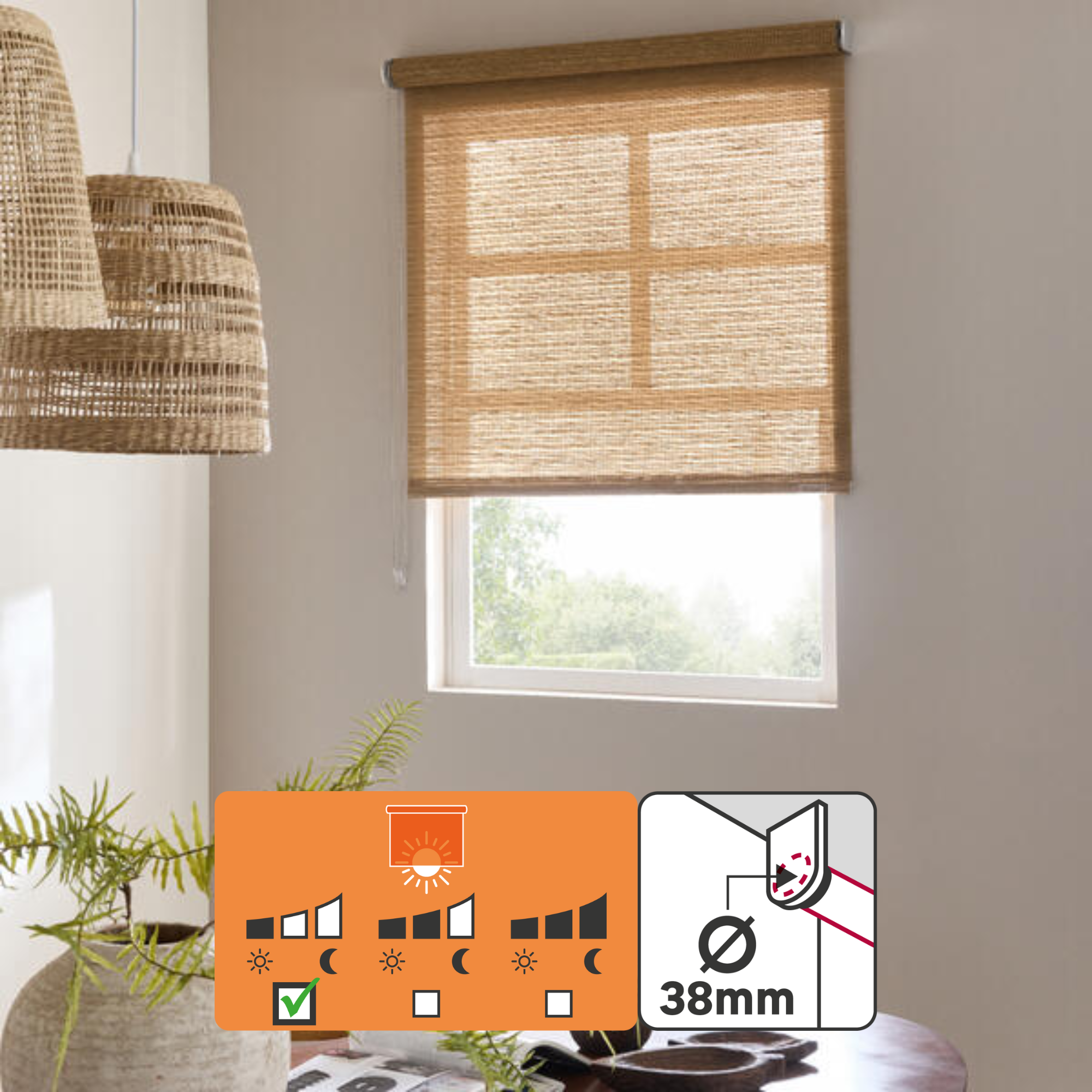 persiana enrollable filtrante rimo - 1