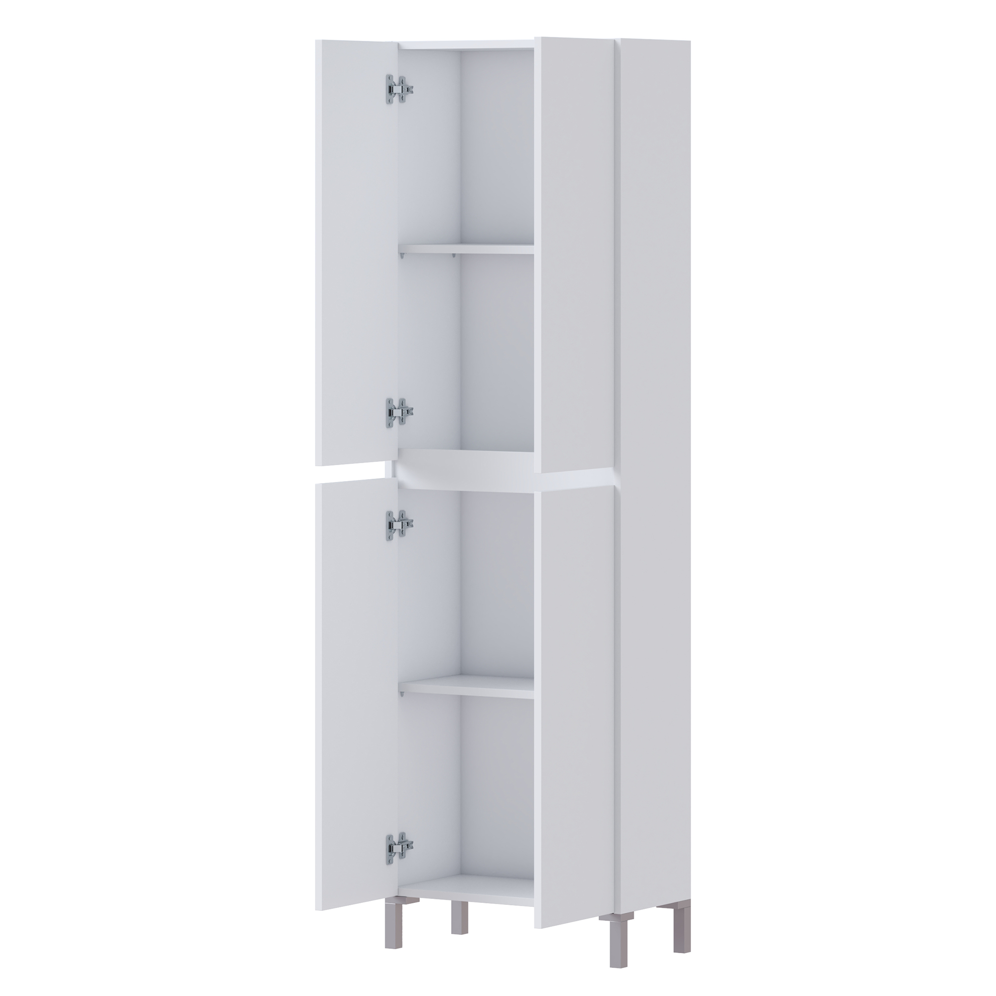 Columna de baño New Essential blanco mate 54.5x180x28.6 cm - 4