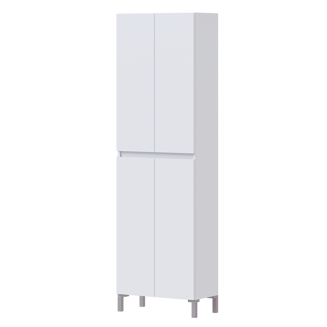 Móvel de arrumação para casa de banho 54,5x28,6x180 cm branco Sensea Essencial