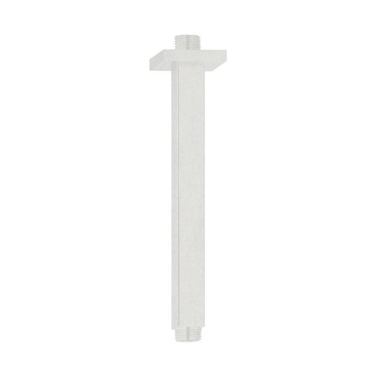Brazo techo cuadrado maier 20 cm blanco mate