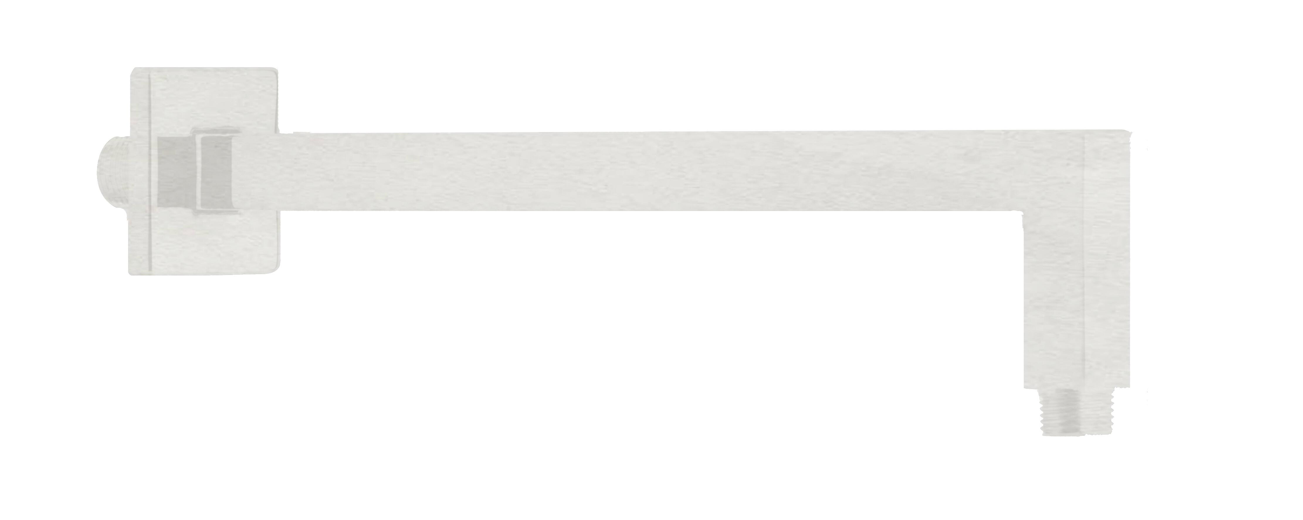 Brazo mural cuadrado maier 35 cm blanco mate
