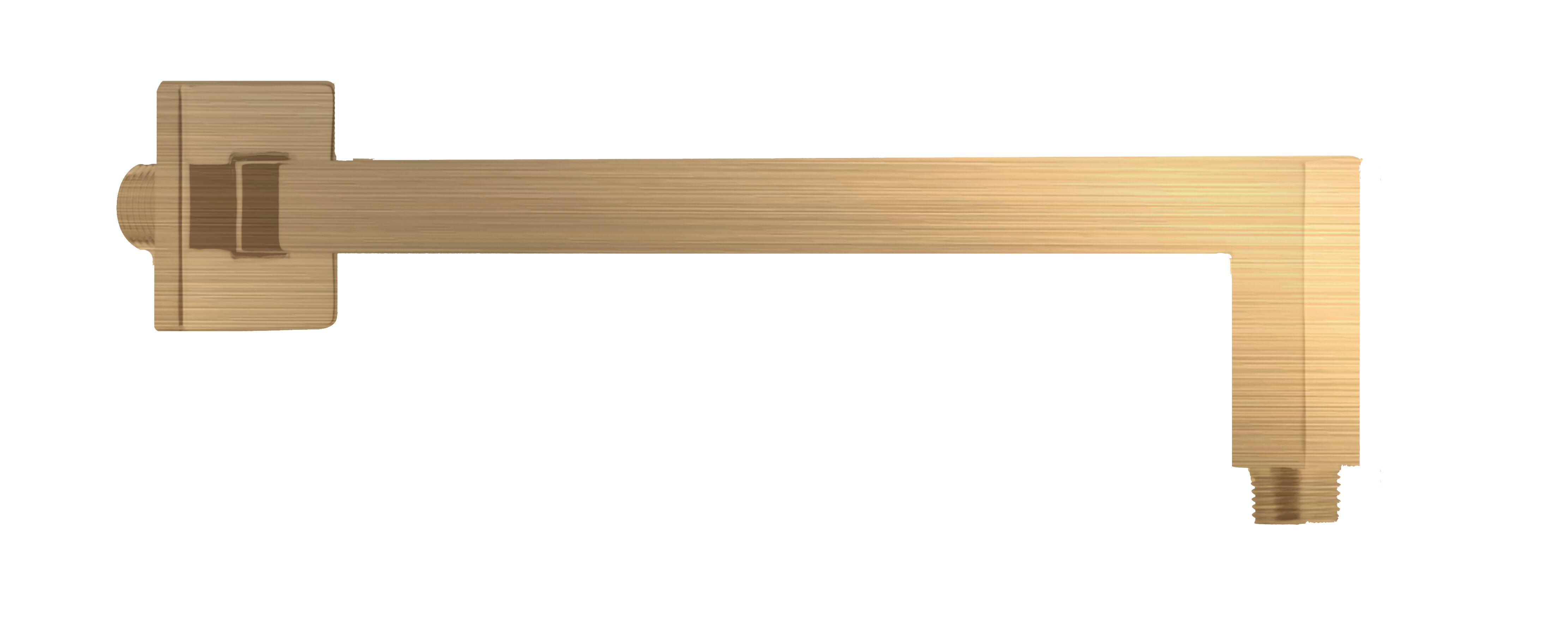 Brazo mural cuadrado maier 35 cm bronce mate