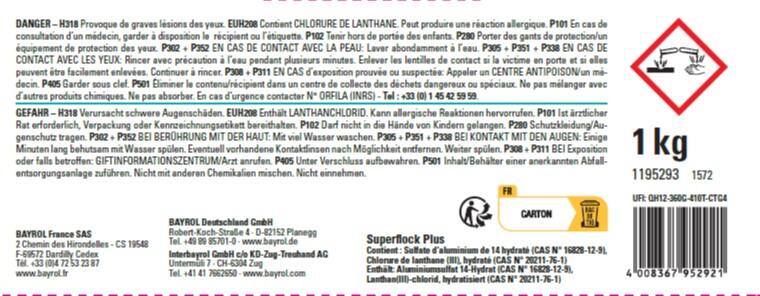 Floculant BAYROL Superflock 1 kg - 4