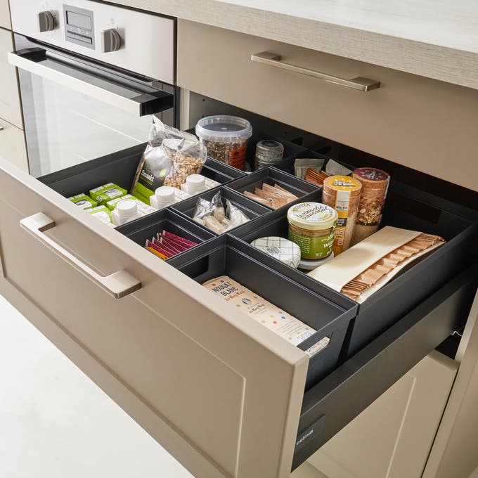 photo de rangement intérieur pour tiroir de cuisine