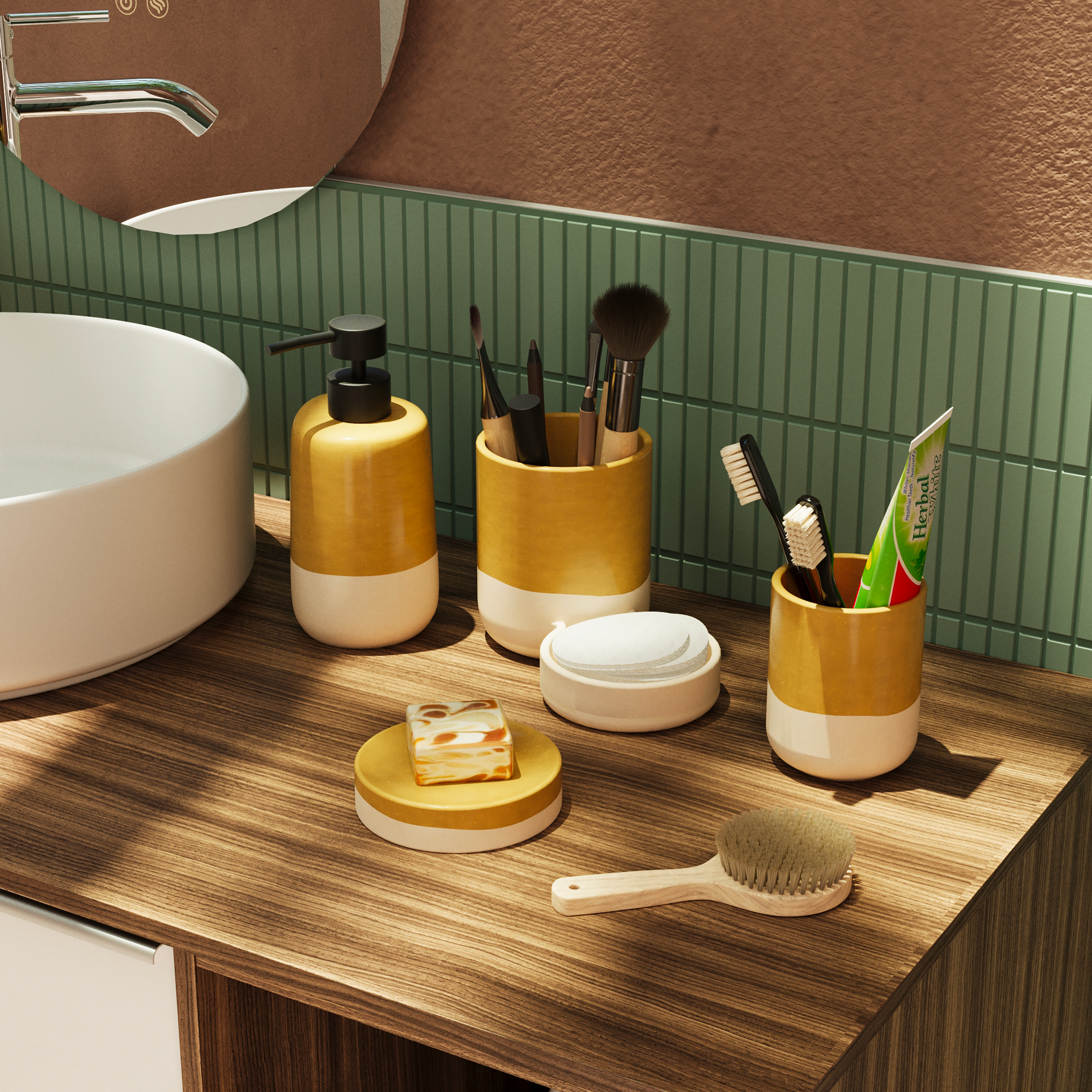 Porte-savon Glaze pecan SENSEA - 2