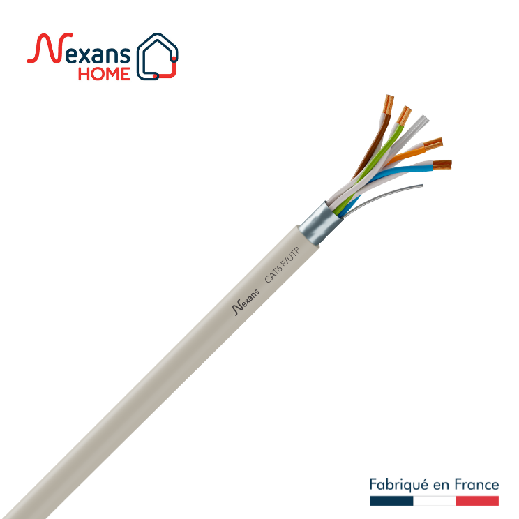 Electraline – Câble FTP RJ45 25 m – Catégorie 5 – Couleur