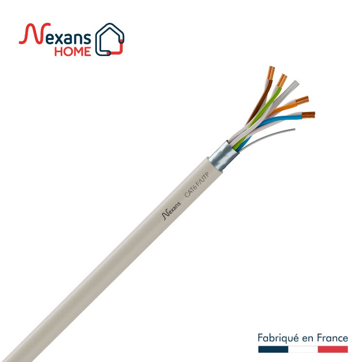 Electraline – Câble FTP RJ45 25 m – Catégorie 5 – Couleur Electraline – Câble FTP RJ45 25 m – Catégorie 5 – Couleur