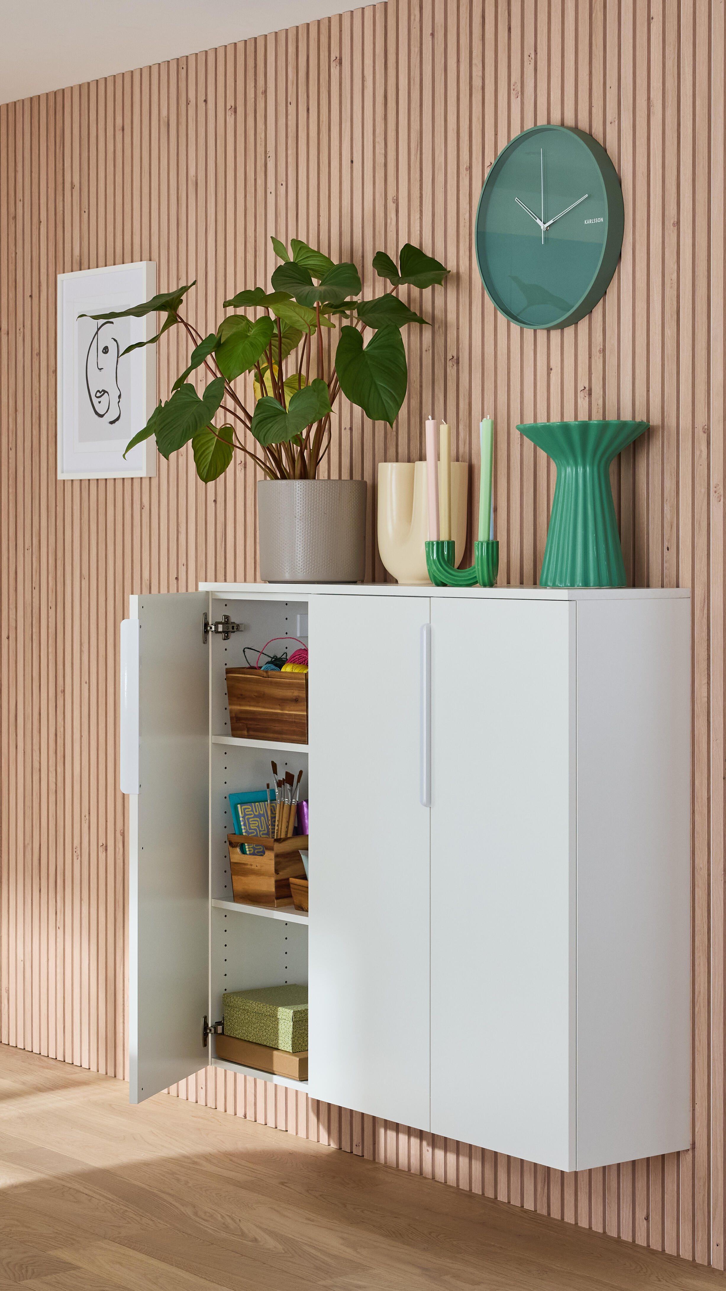 Cadre Lila, H.40 x l.30 cm blanc, INSPIRE - 4