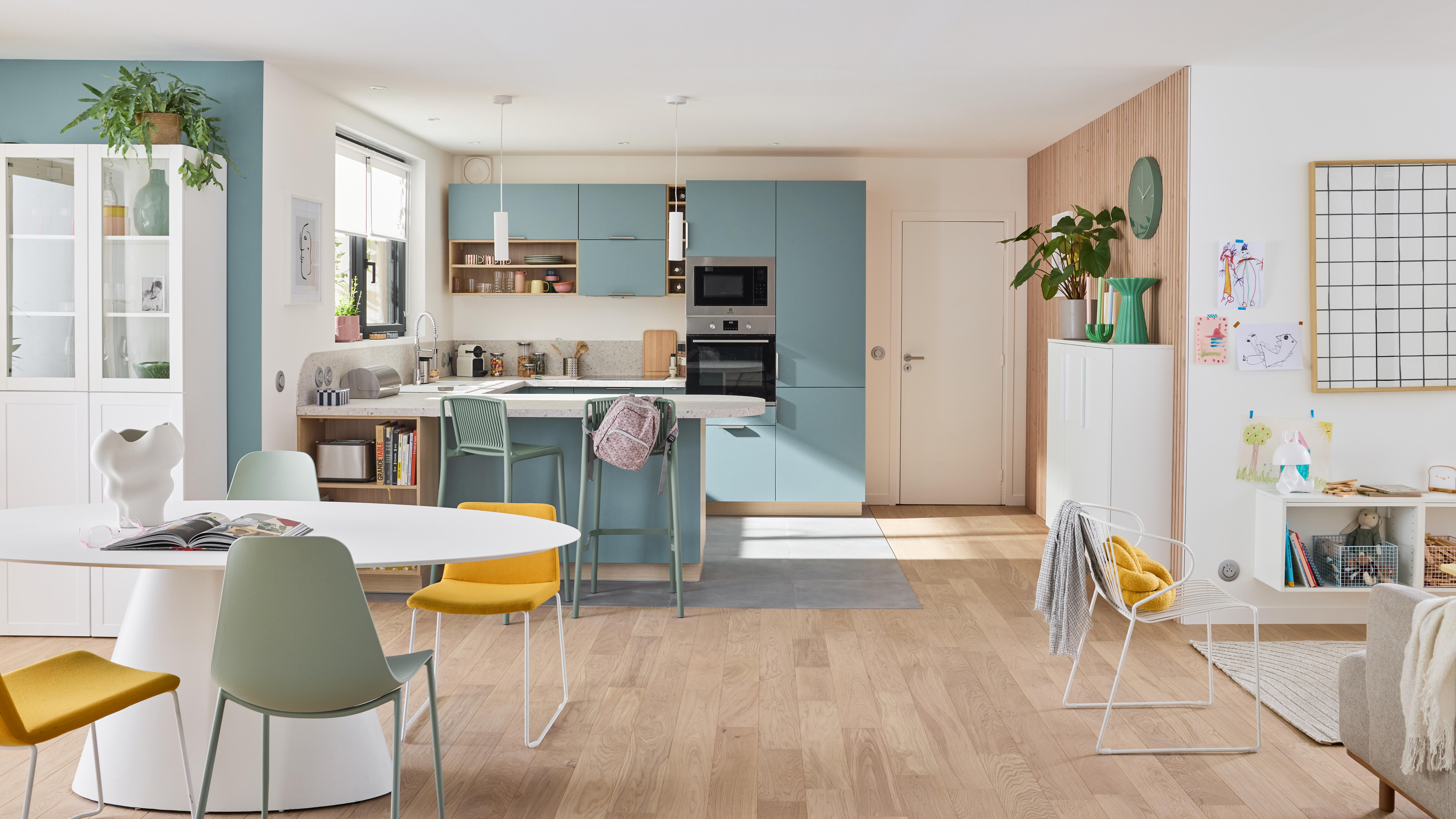 Torneira de bancada cano alto escovado em níquel cromada Delinia Tomas - 21