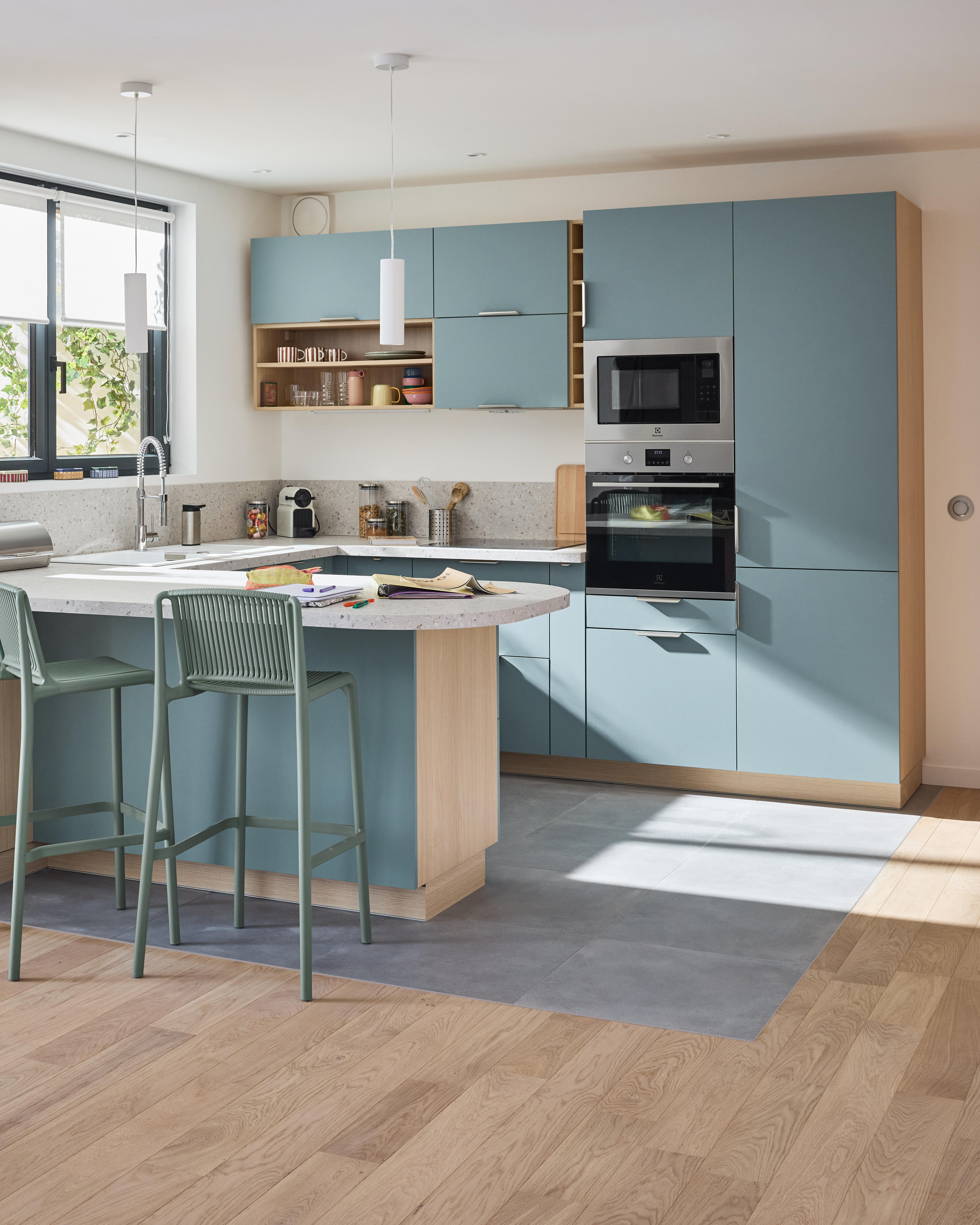 Torneira de bancada cano alto escovado em níquel cromada Delinia Tomas - 19