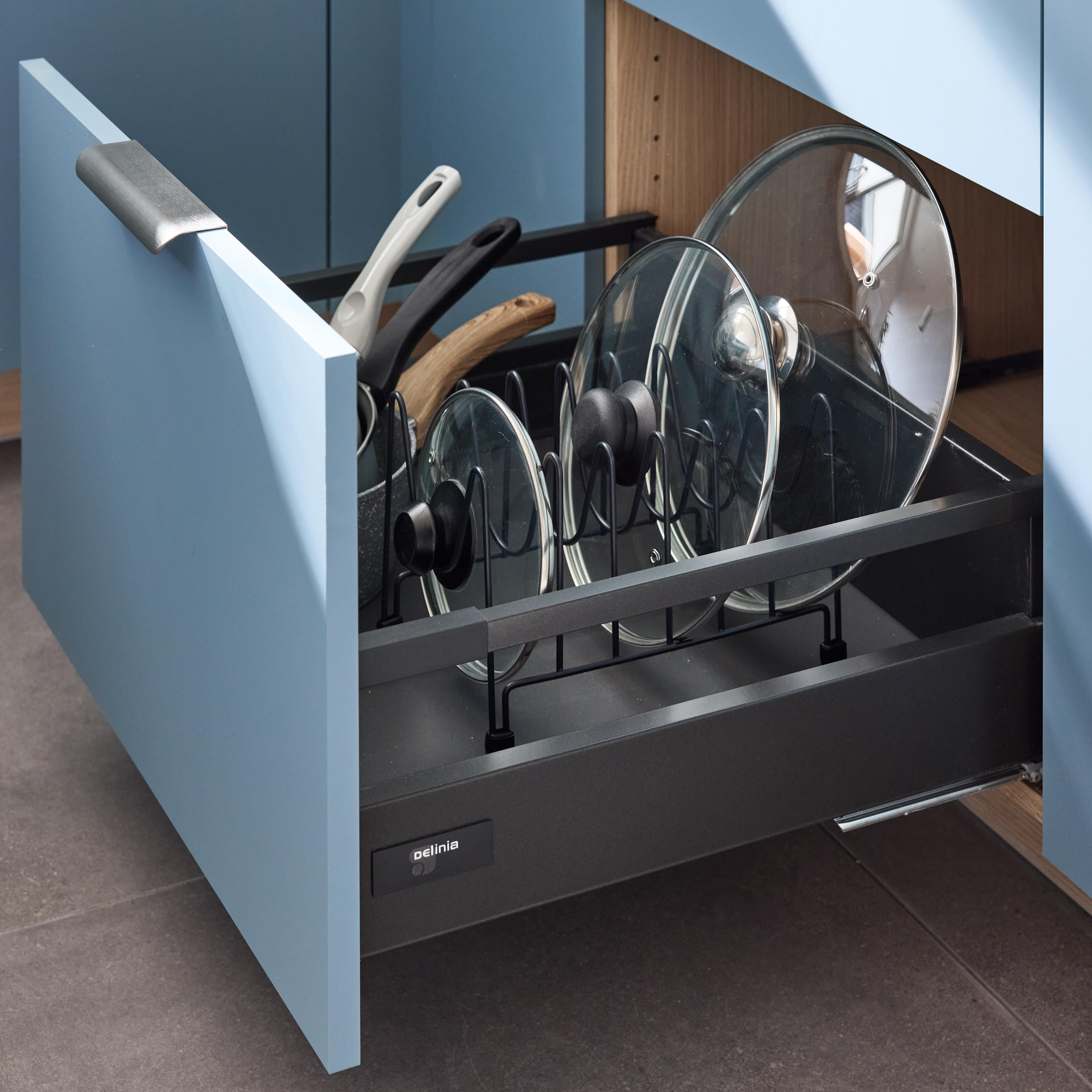 Organizador de tapas interior de mueble DELINIA 17.2 x25.5 x17 cm - 3