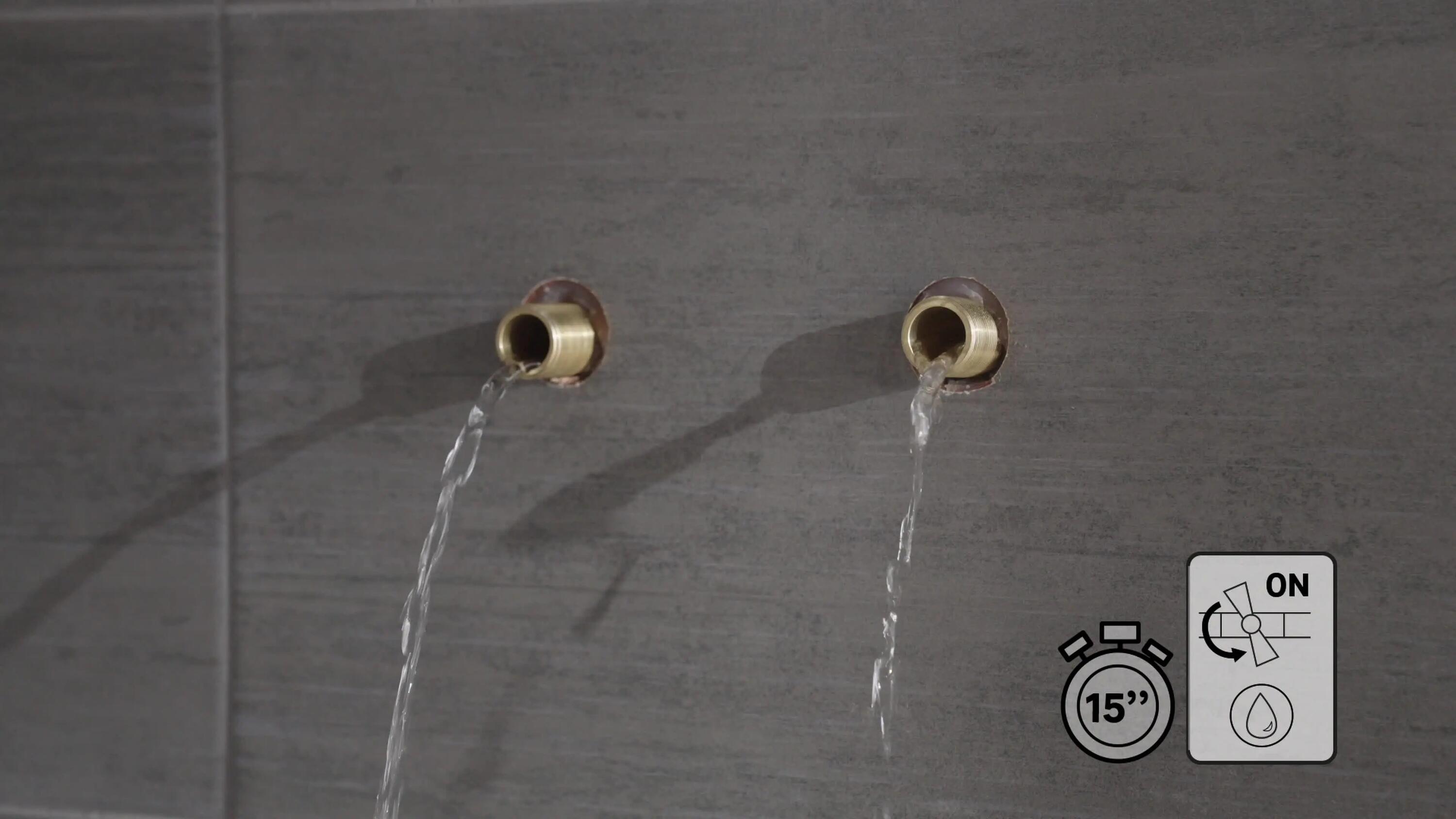 Colonne de douche thermostatique 1 jet(s) noir Studio SENSEA - 7