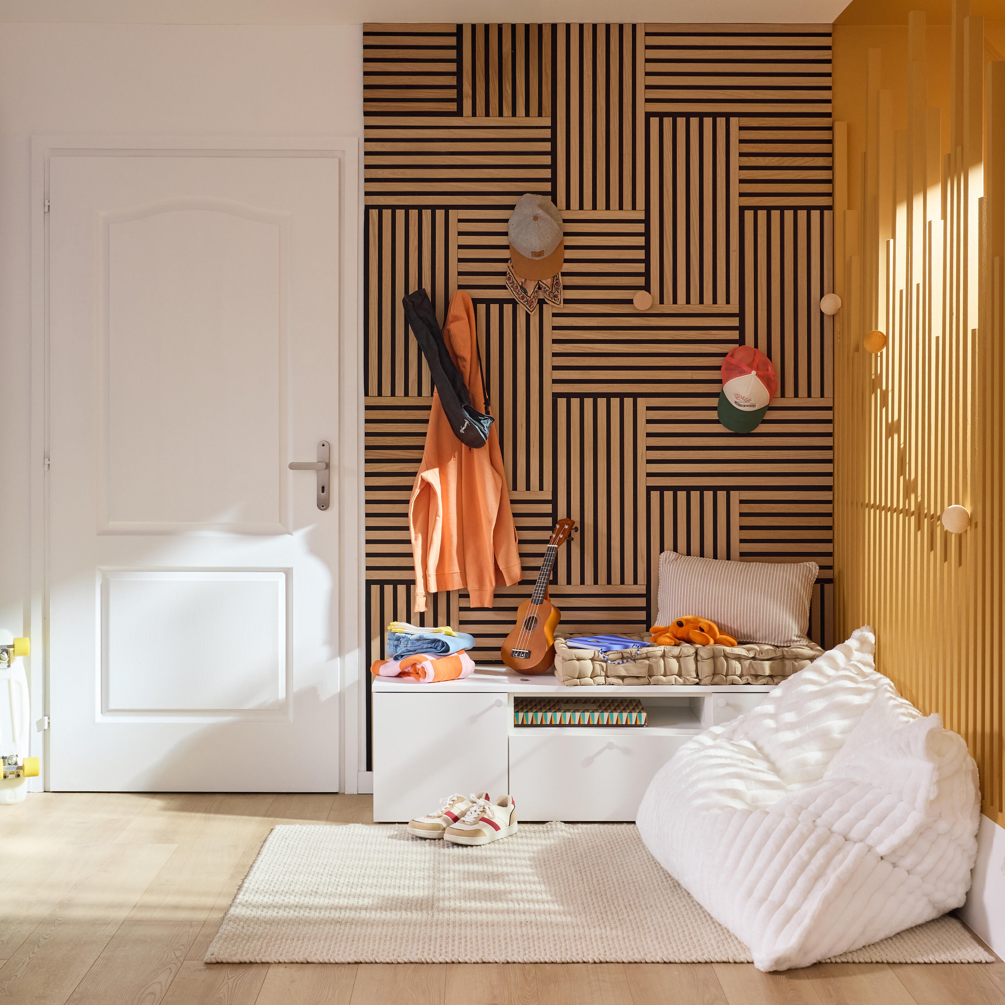 Porta de bater 38,4x40 cm branco Spaceo Evo'M Riga - 11