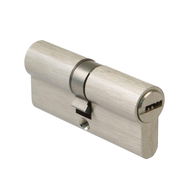 CILINDRO BOMBIN 30X30MM LLAVE PUNTOS LEVA 13 9860 CROMO