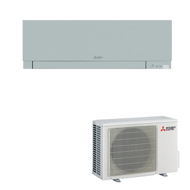 Condizionatore a muro monosplit MITSUBISHI ELECTRIC Kirigamine classe raffreddamento A+++,grigio