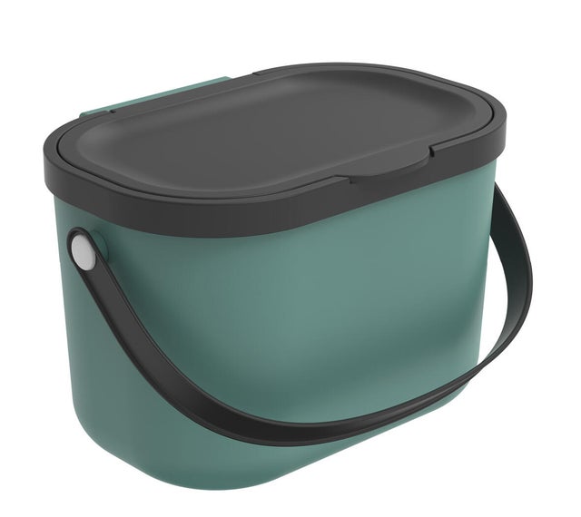 Poubelle compost de cuisine 3L ROTHO Albula vert