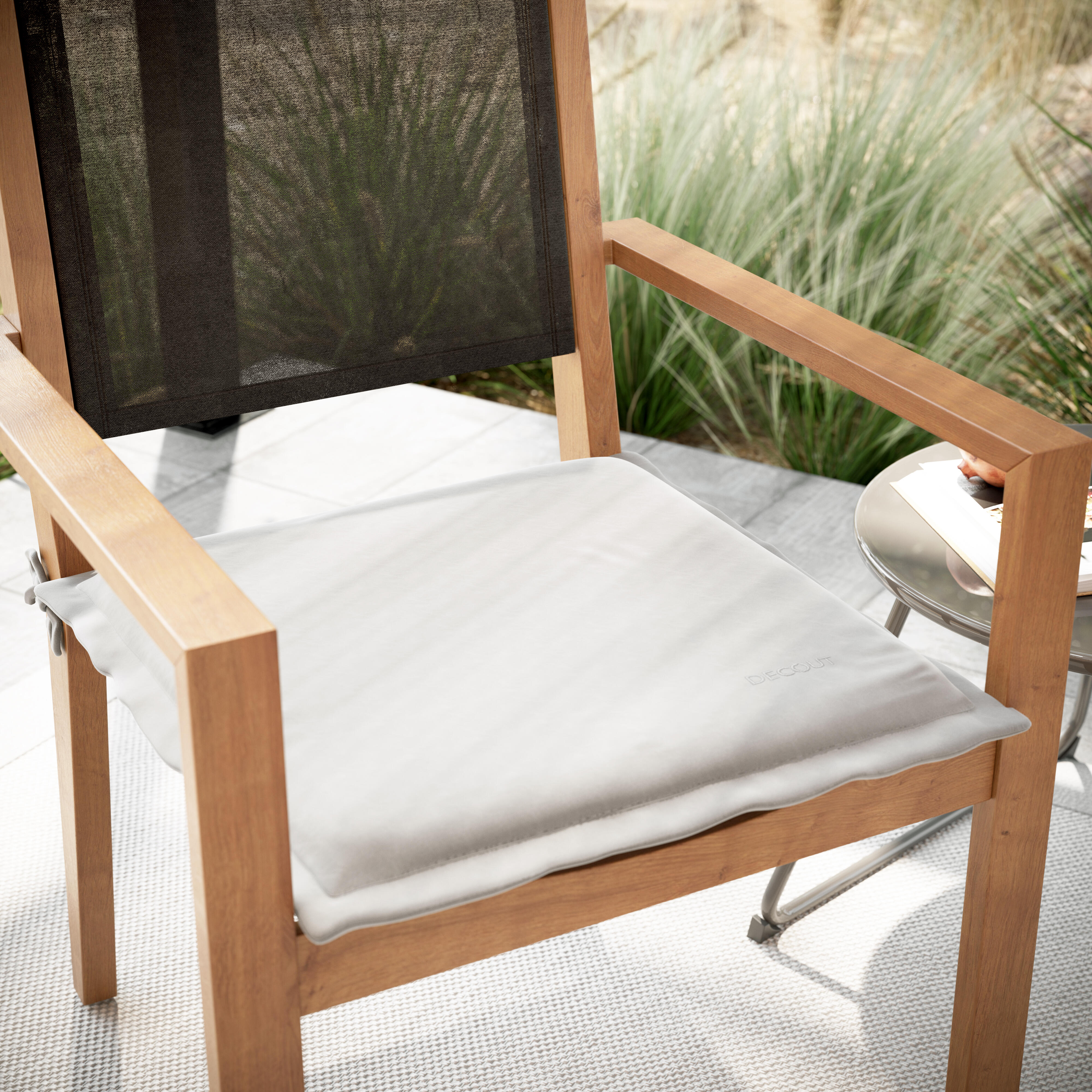 Cojín de silla bohemme beige 46x46 cm
