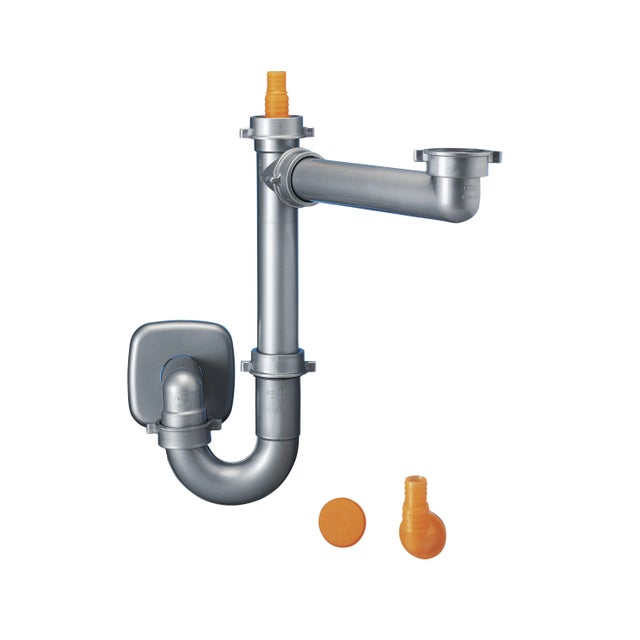 Sifone Lavello Salvaspazio - Estensibile Da 380 A 930mm Per Cucina E Bagno