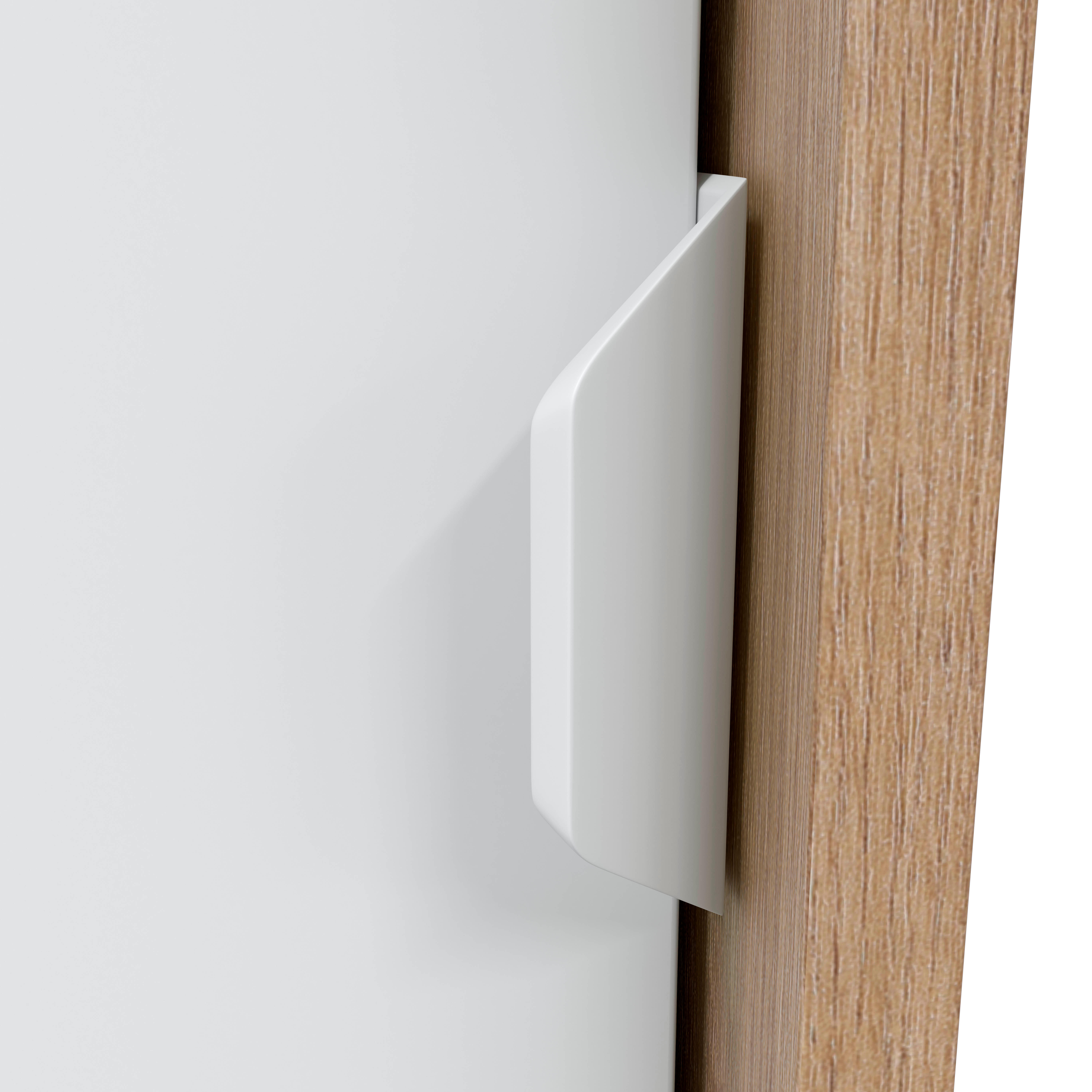 Armario puerta corredera Garona 150x200x50cm con 3 puertas color blanco - 7