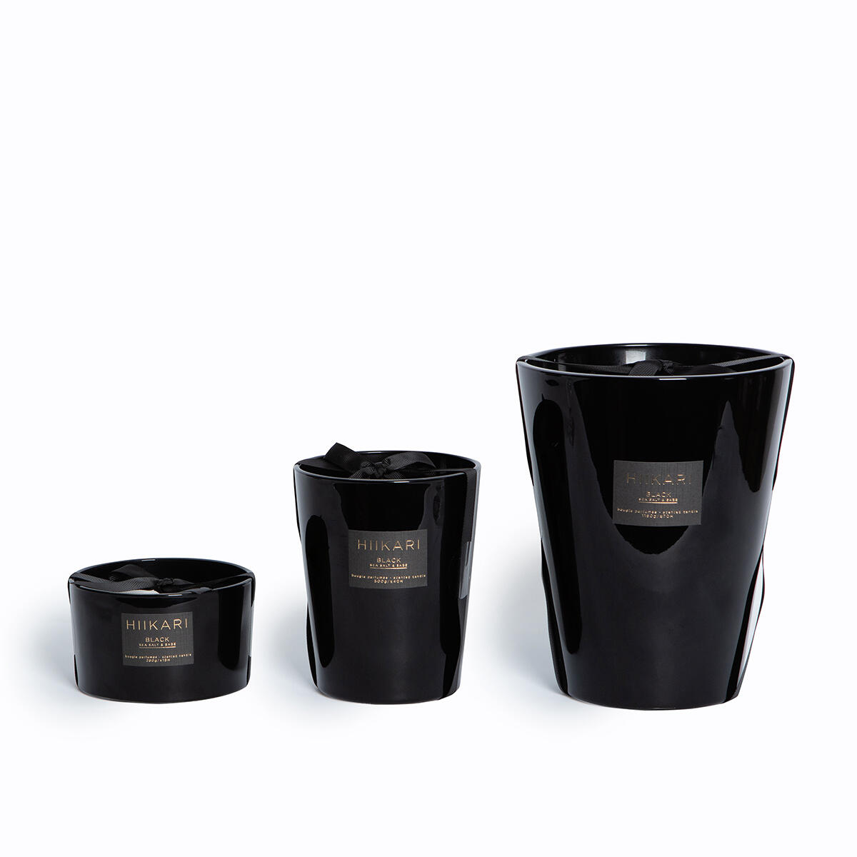 Vela perfumada Sign sea salt sage XL 1150g 70h preta - 4